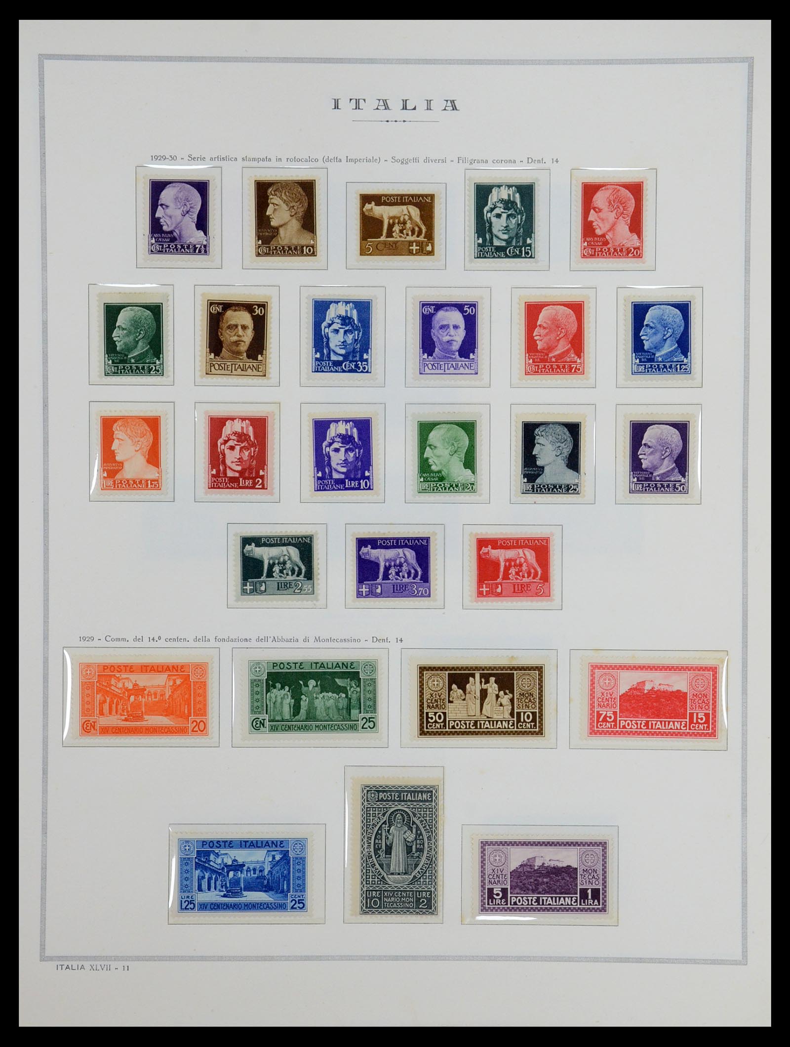 36471 015 - Postzegelverzameling 36471 Italië 1861-1976.