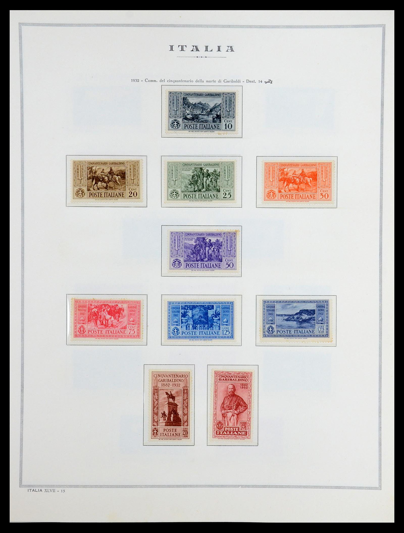 36471 020 - Postzegelverzameling 36471 Italië 1861-1976.