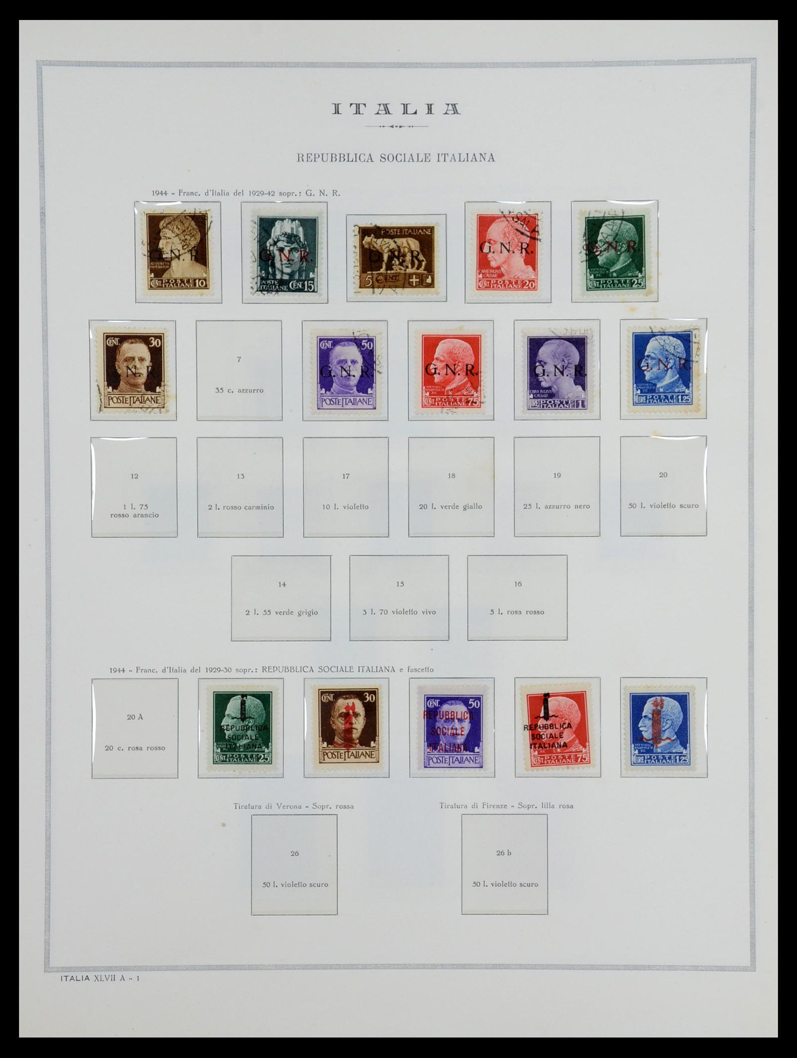 36471 034 - Stamp collection 36471 Italy 1861-1976.