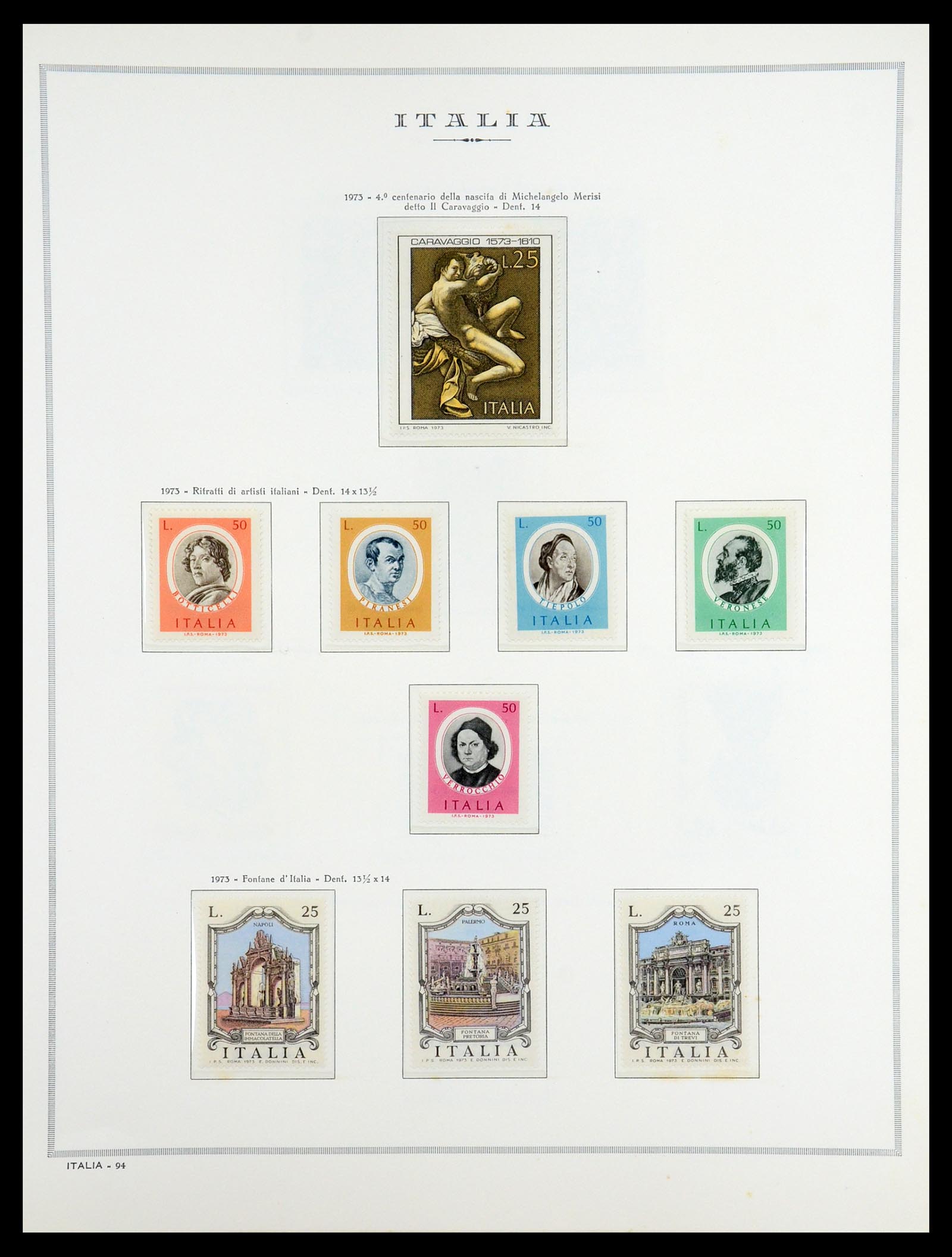 36471 104 - Stamp collection 36471 Italy 1861-1976.