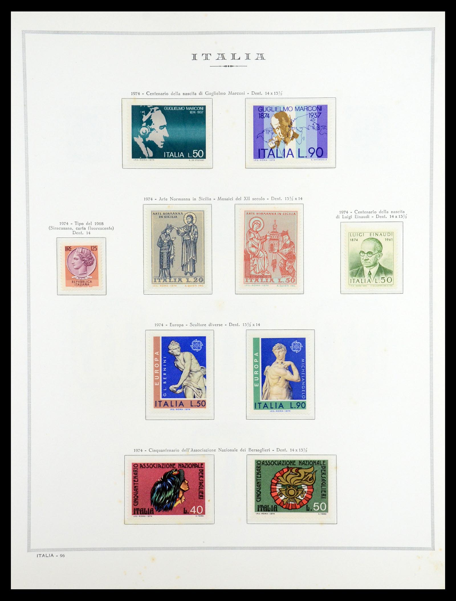 36471 106 - Stamp collection 36471 Italy 1861-1976.