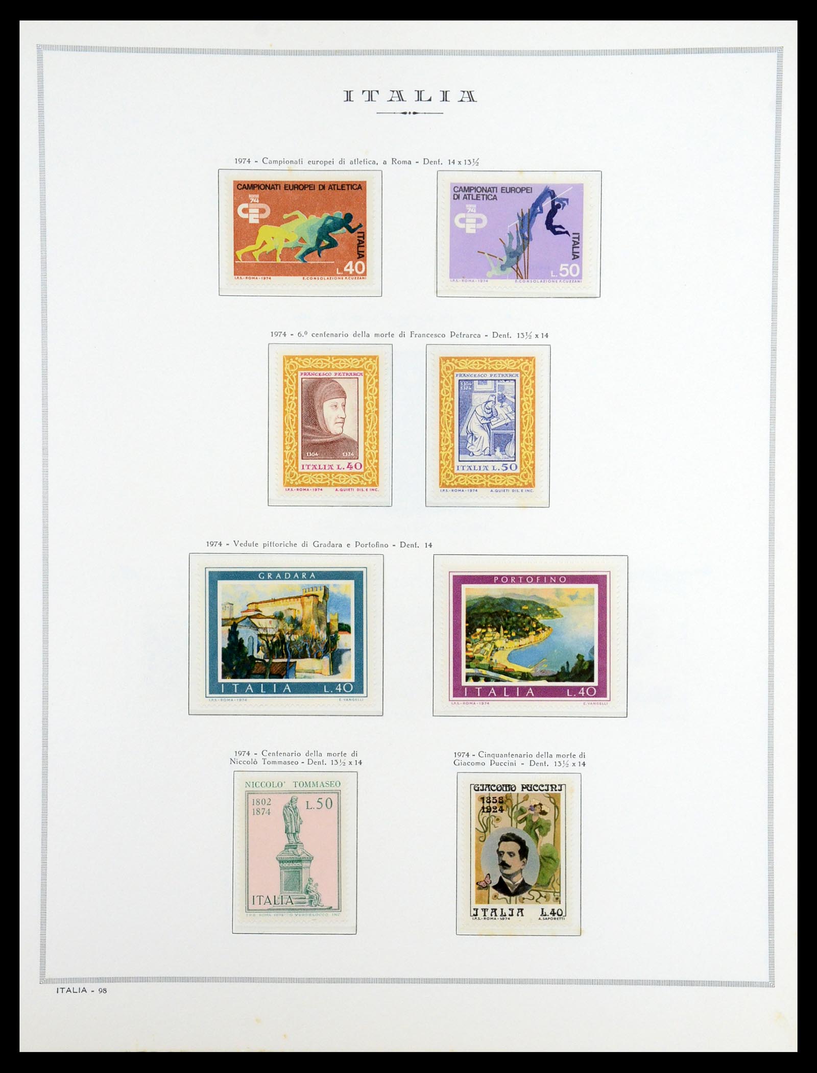 36471 108 - Stamp collection 36471 Italy 1861-1976.