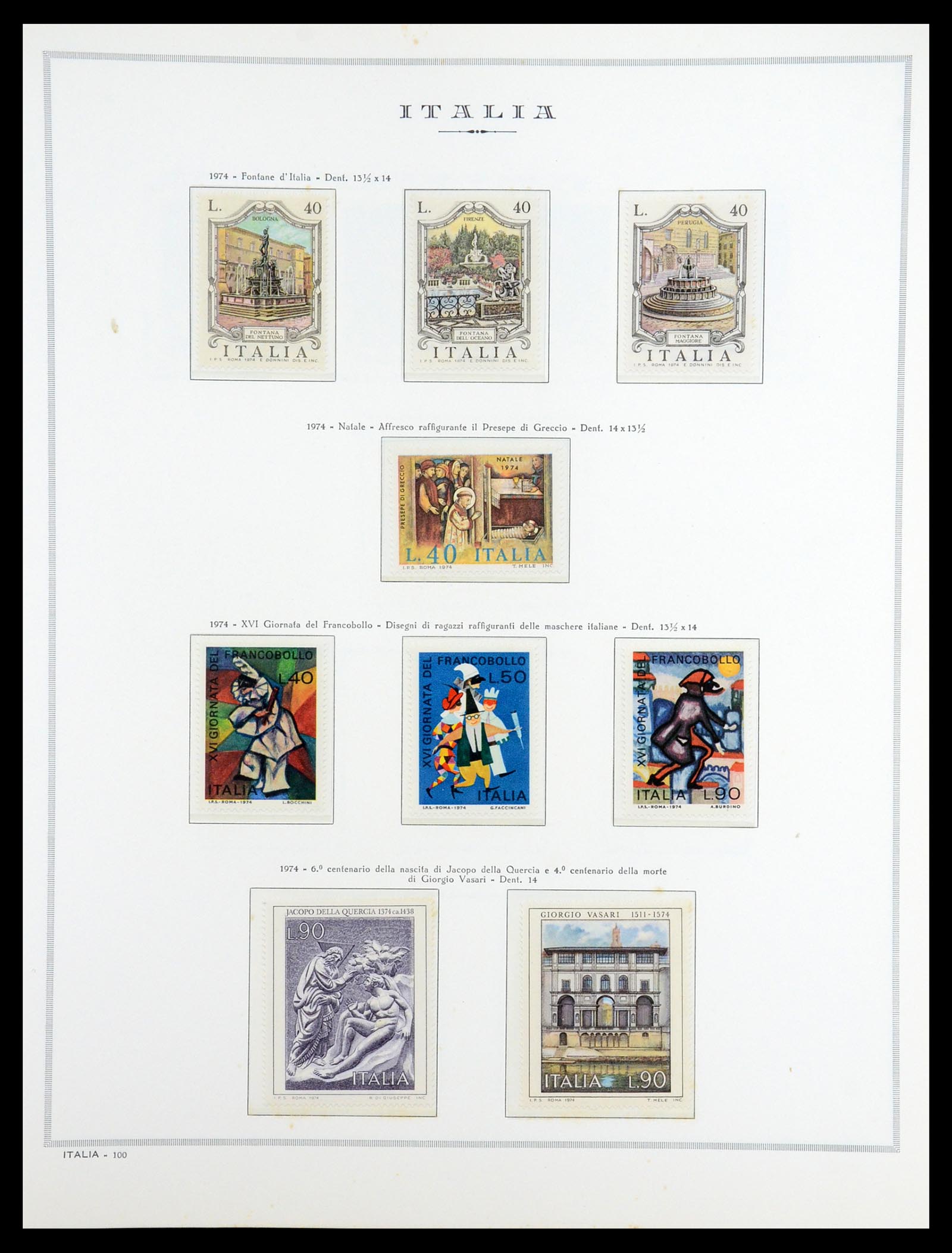 36471 110 - Stamp collection 36471 Italy 1861-1976.