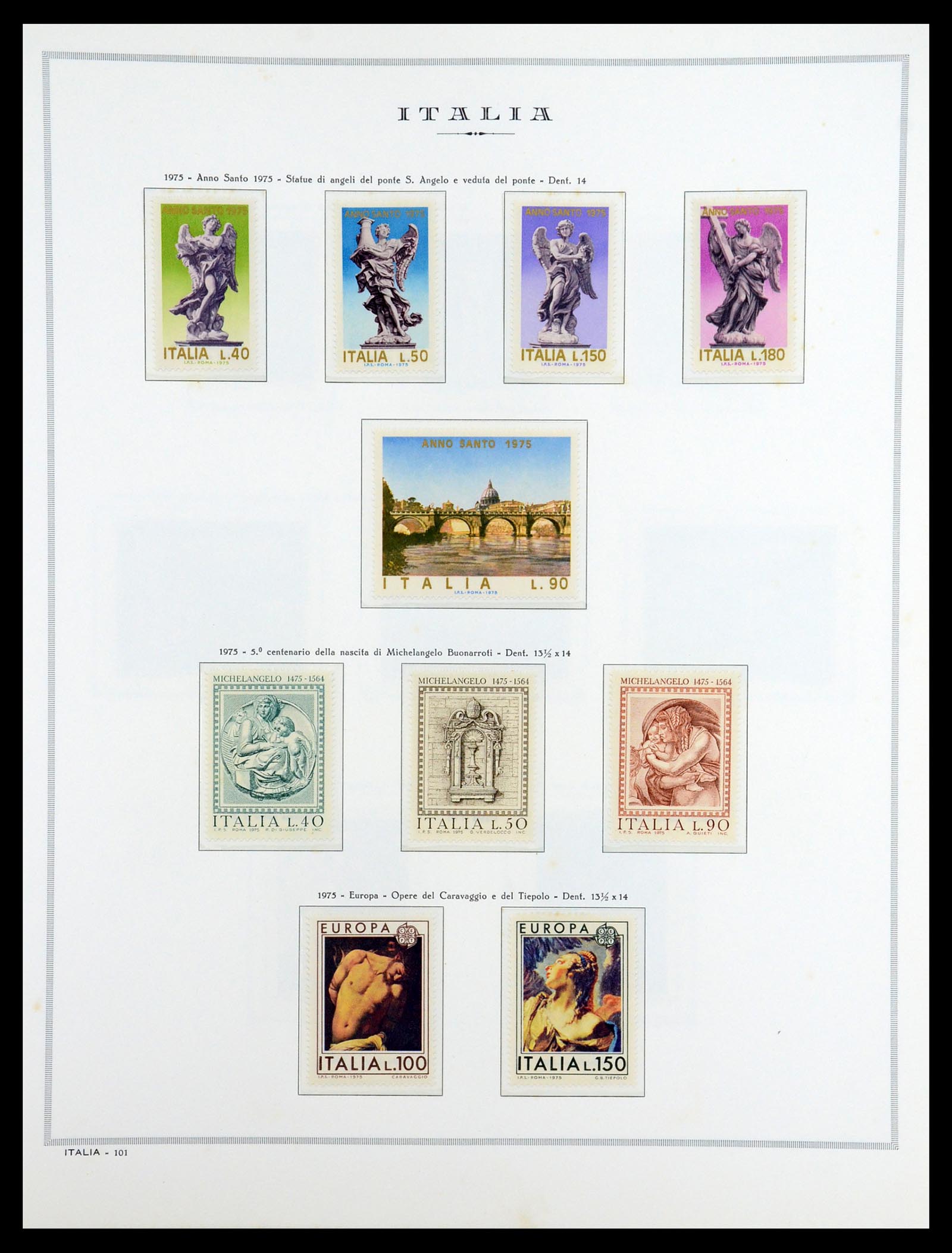 36471 111 - Stamp collection 36471 Italy 1861-1976.
