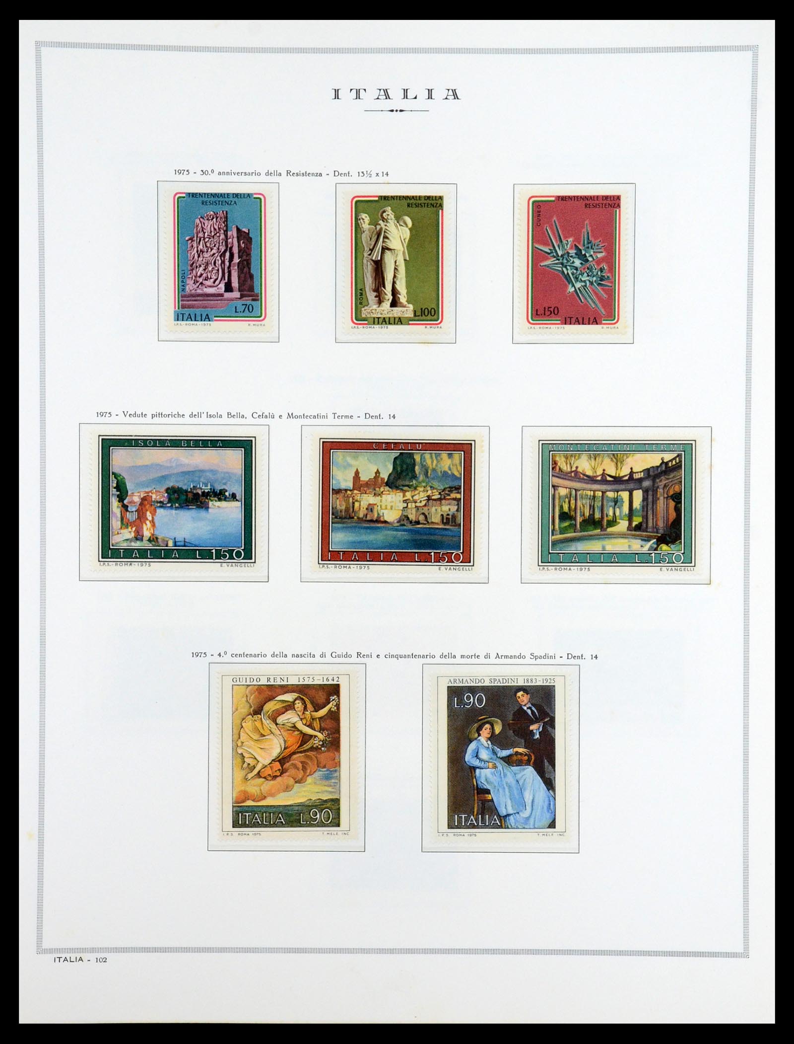 36471 112 - Stamp collection 36471 Italy 1861-1976.