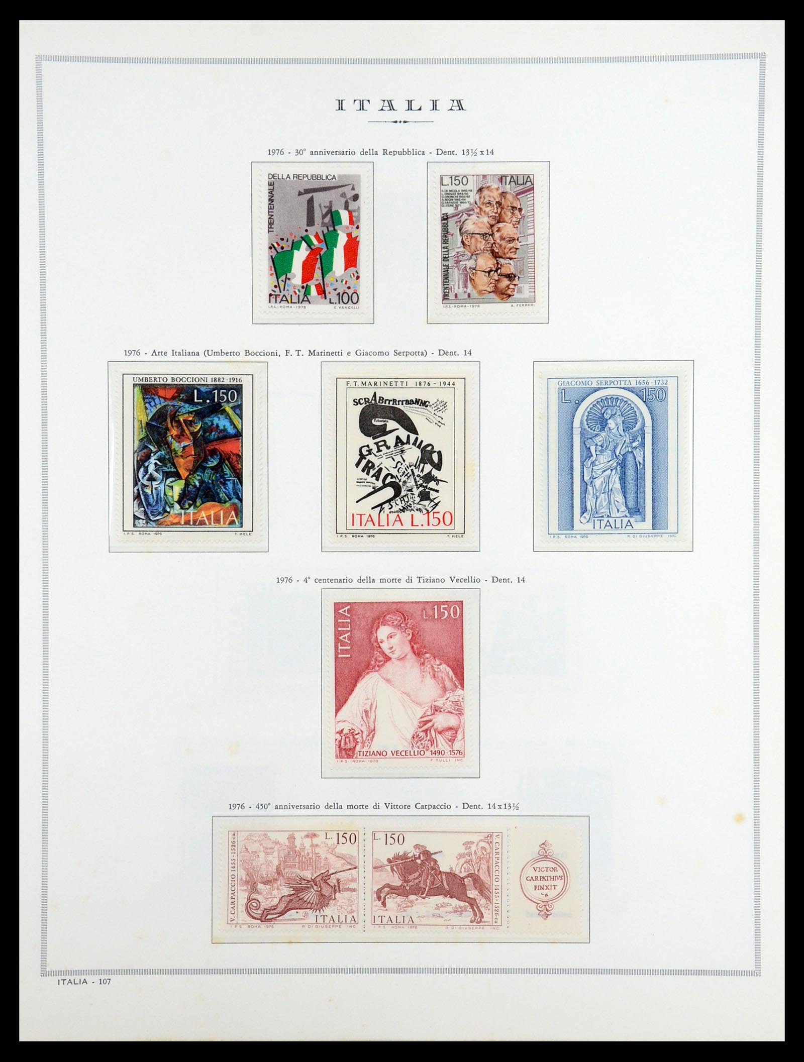 36471 117 - Stamp collection 36471 Italy 1861-1976.