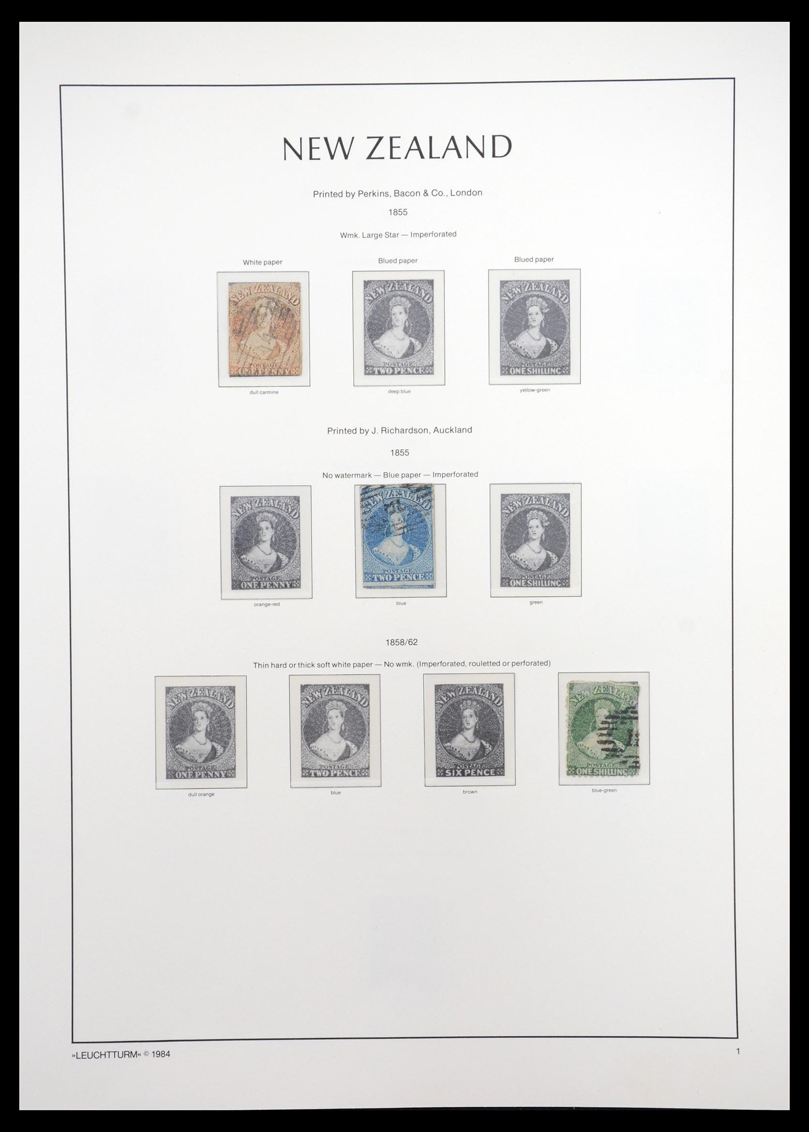 36478 001 - Postzegelverzameling 36478 Nieuw Zeeland 1855-2009.
