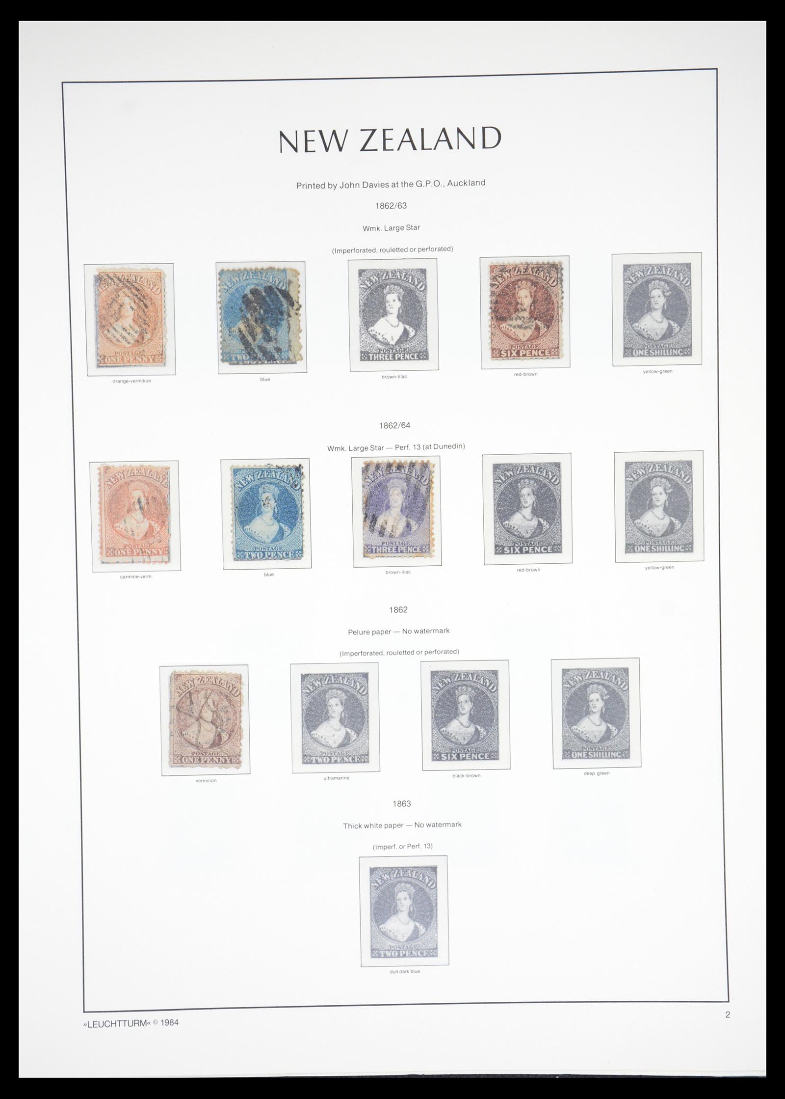 36478 002 - Postzegelverzameling 36478 Nieuw Zeeland 1855-2009.