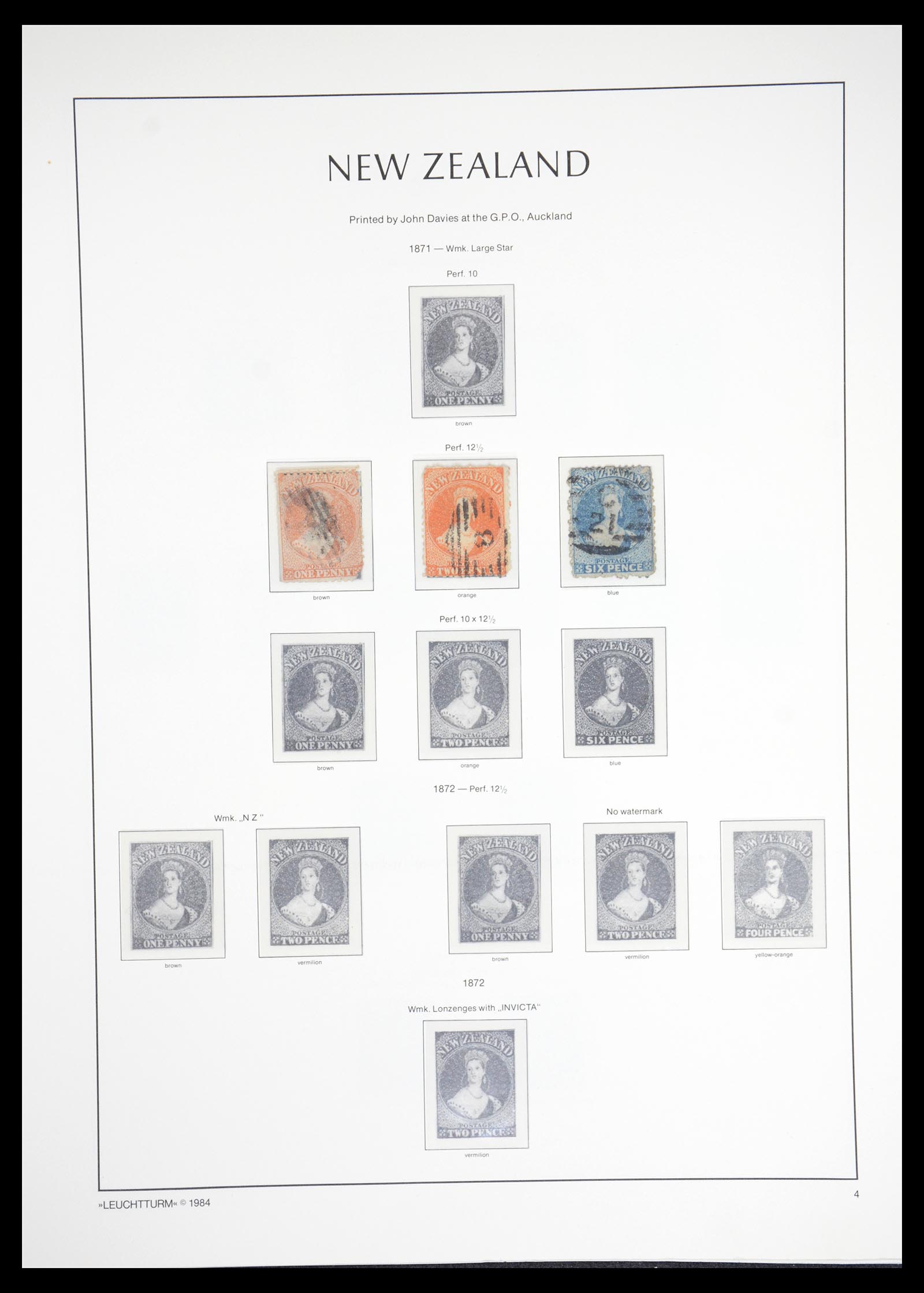 36478 004 - Postzegelverzameling 36478 Nieuw Zeeland 1855-2009.