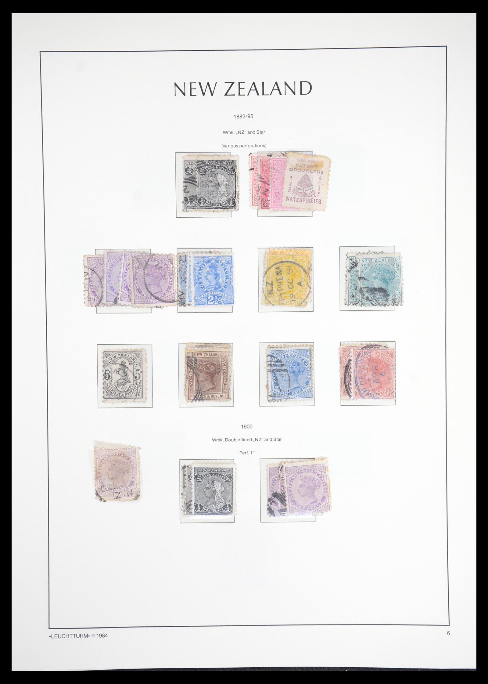 36478 006 - Postzegelverzameling 36478 Nieuw Zeeland 1855-2009.