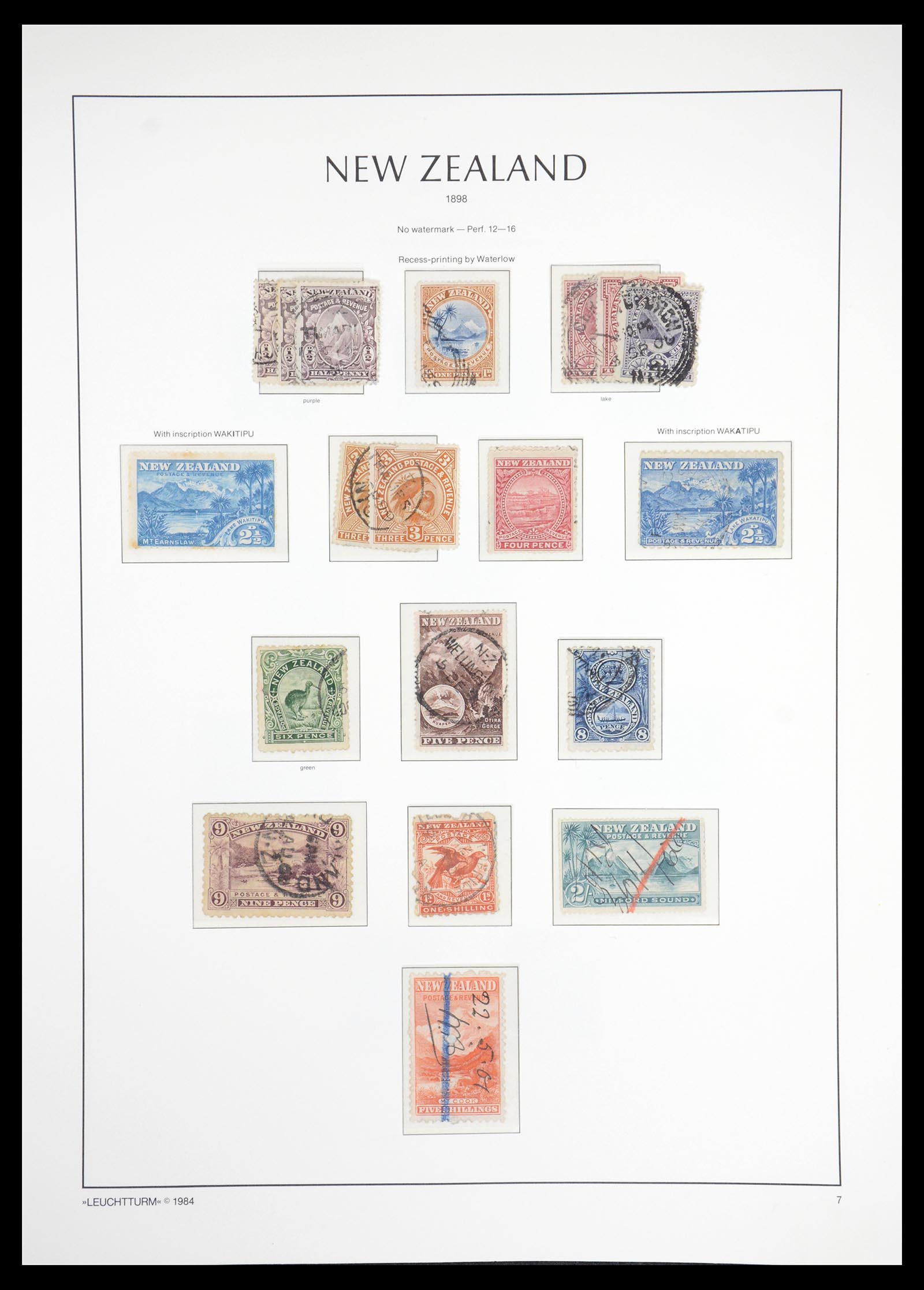 36478 007 - Postzegelverzameling 36478 Nieuw Zeeland 1855-2009.