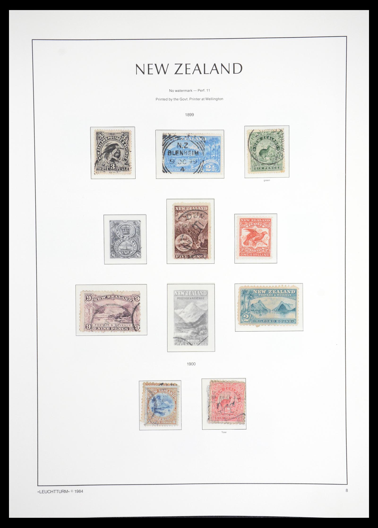 36478 008 - Postzegelverzameling 36478 Nieuw Zeeland 1855-2009.