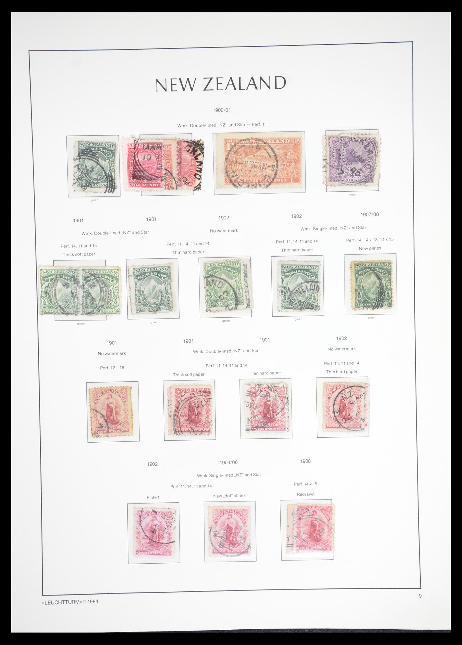 36478 009 - Postzegelverzameling 36478 Nieuw Zeeland 1855-2009.