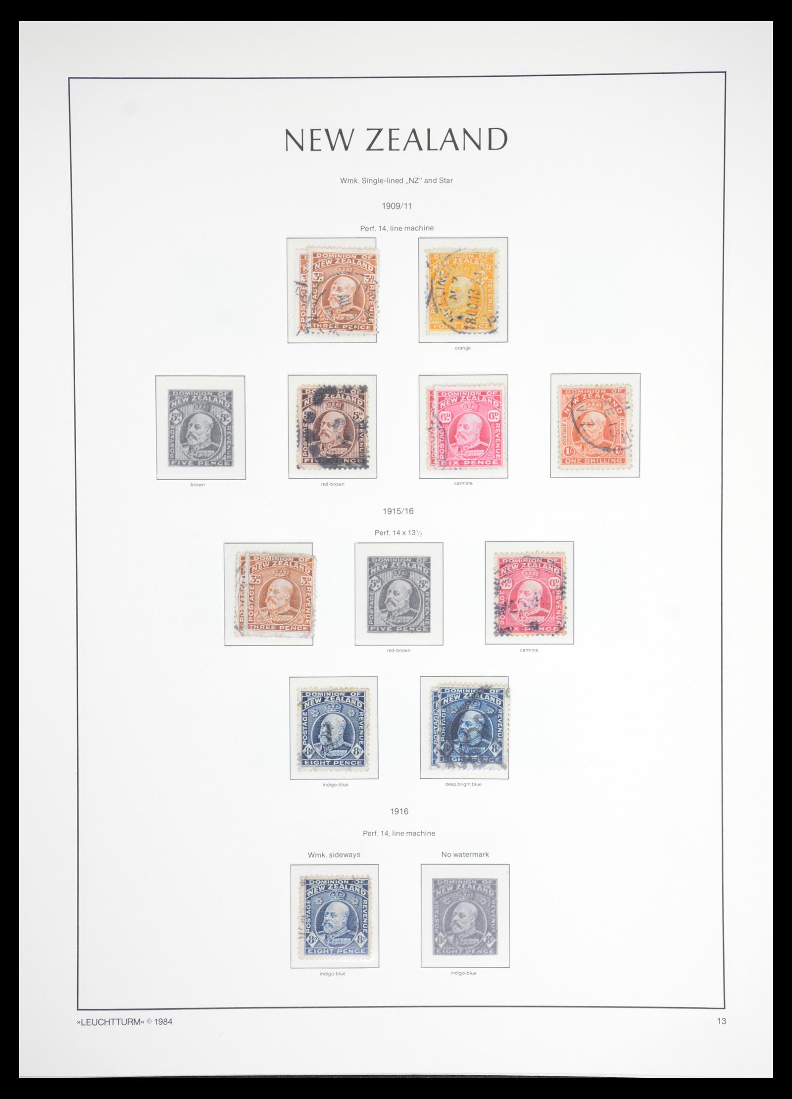 36478 013 - Postzegelverzameling 36478 Nieuw Zeeland 1855-2009.