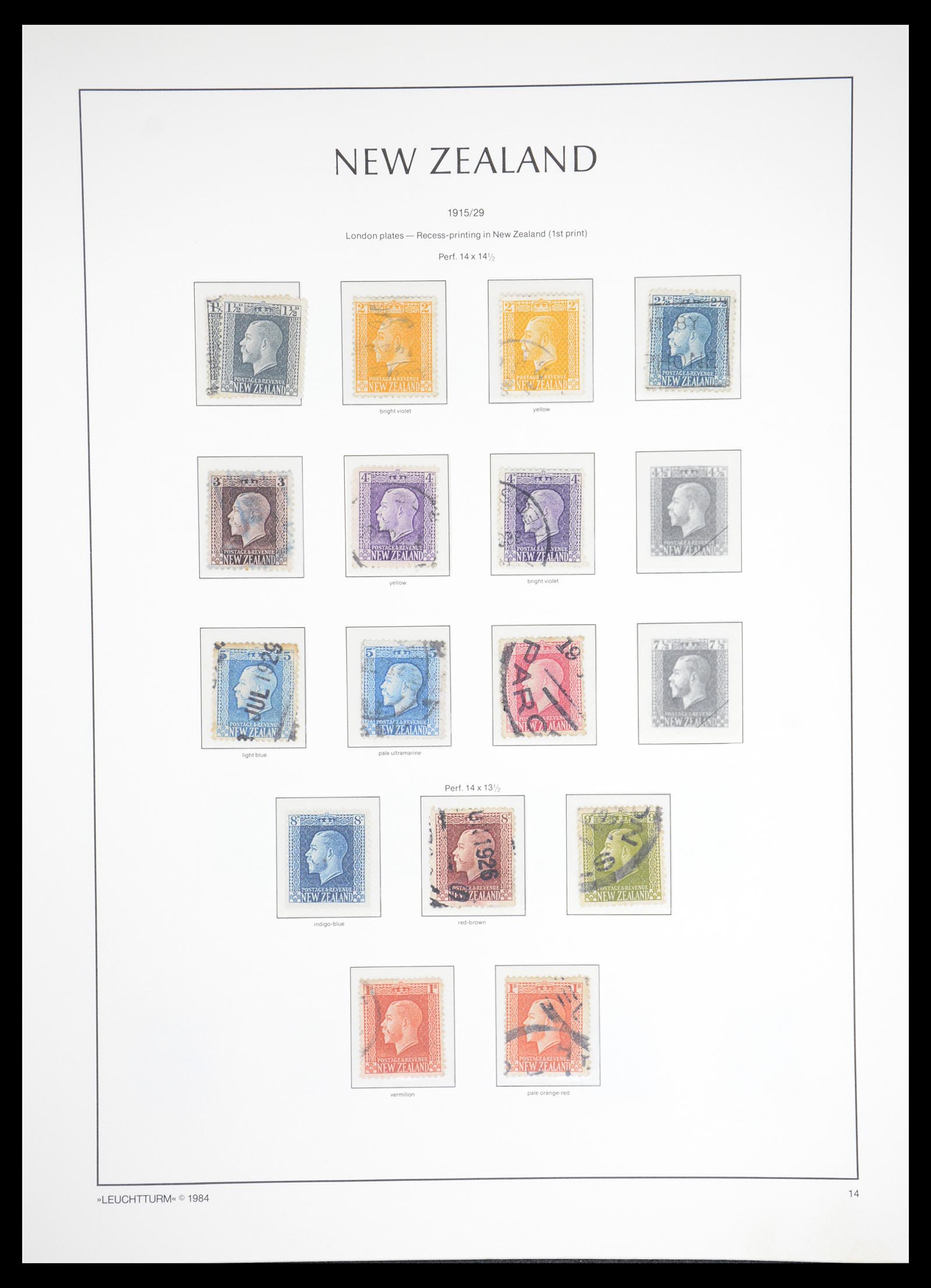 36478 014 - Postzegelverzameling 36478 Nieuw Zeeland 1855-2009.
