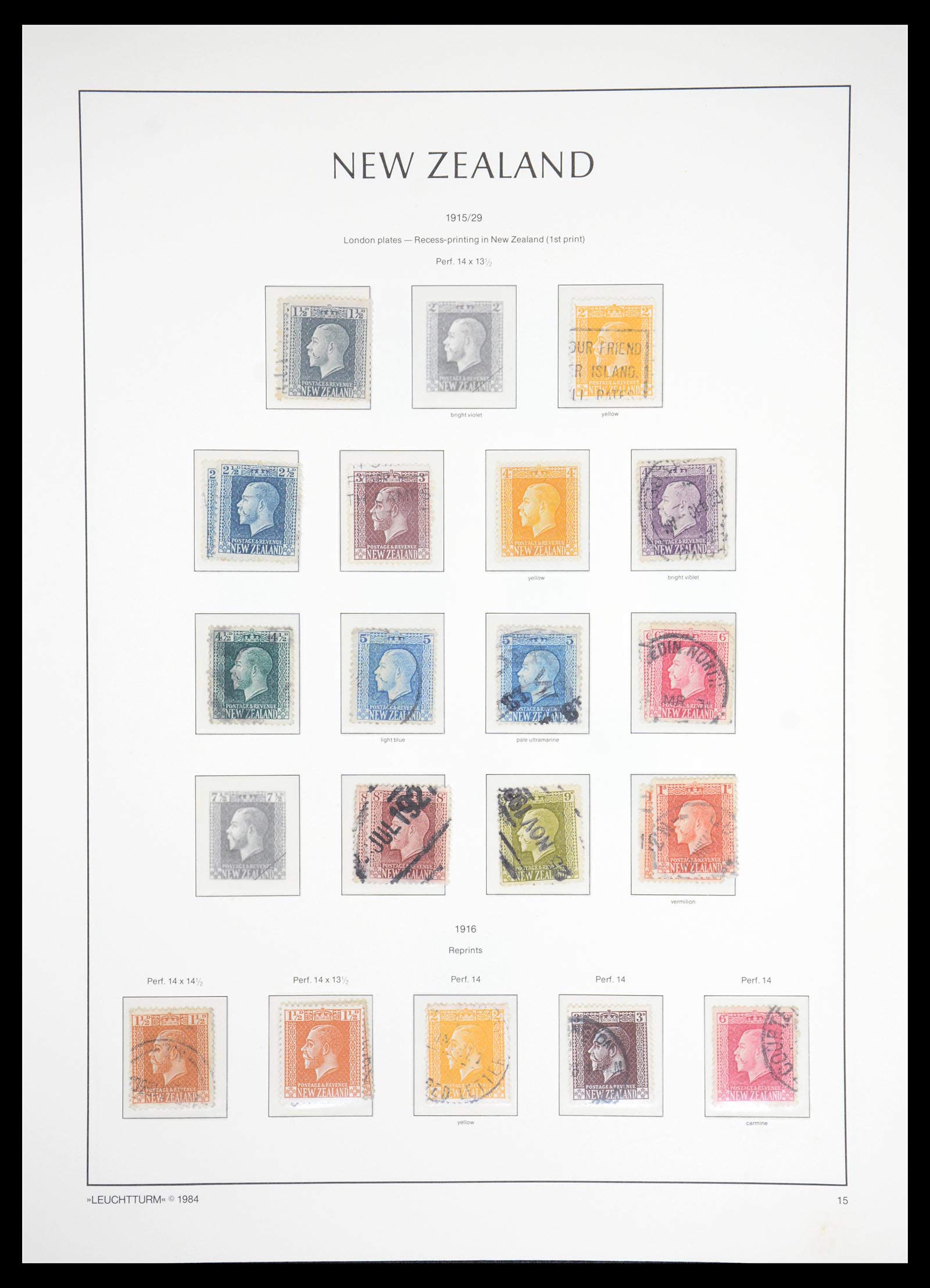 36478 015 - Postzegelverzameling 36478 Nieuw Zeeland 1855-2009.