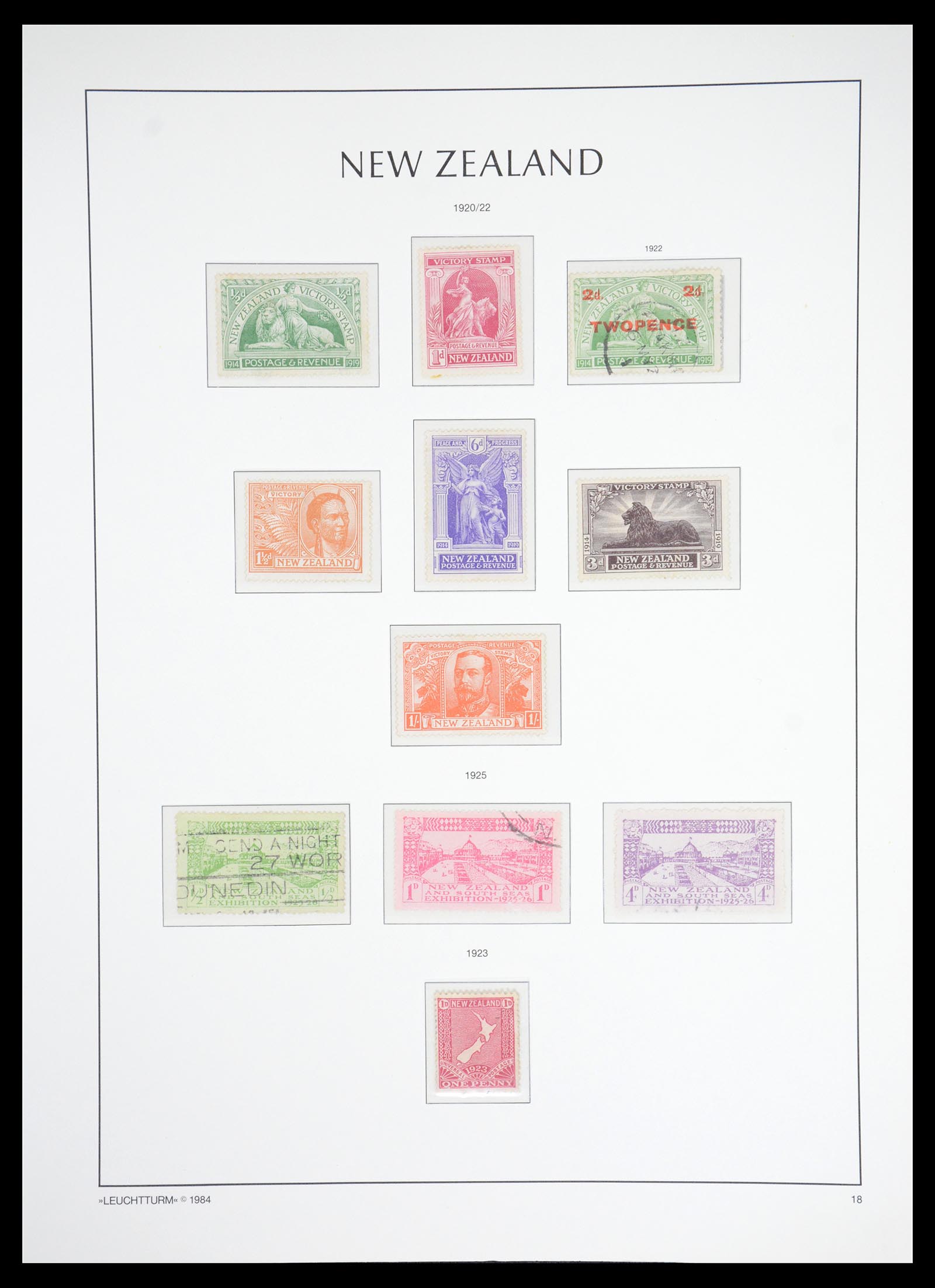 36478 018 - Stamp collection 36478 New Zealand 1855-2009.