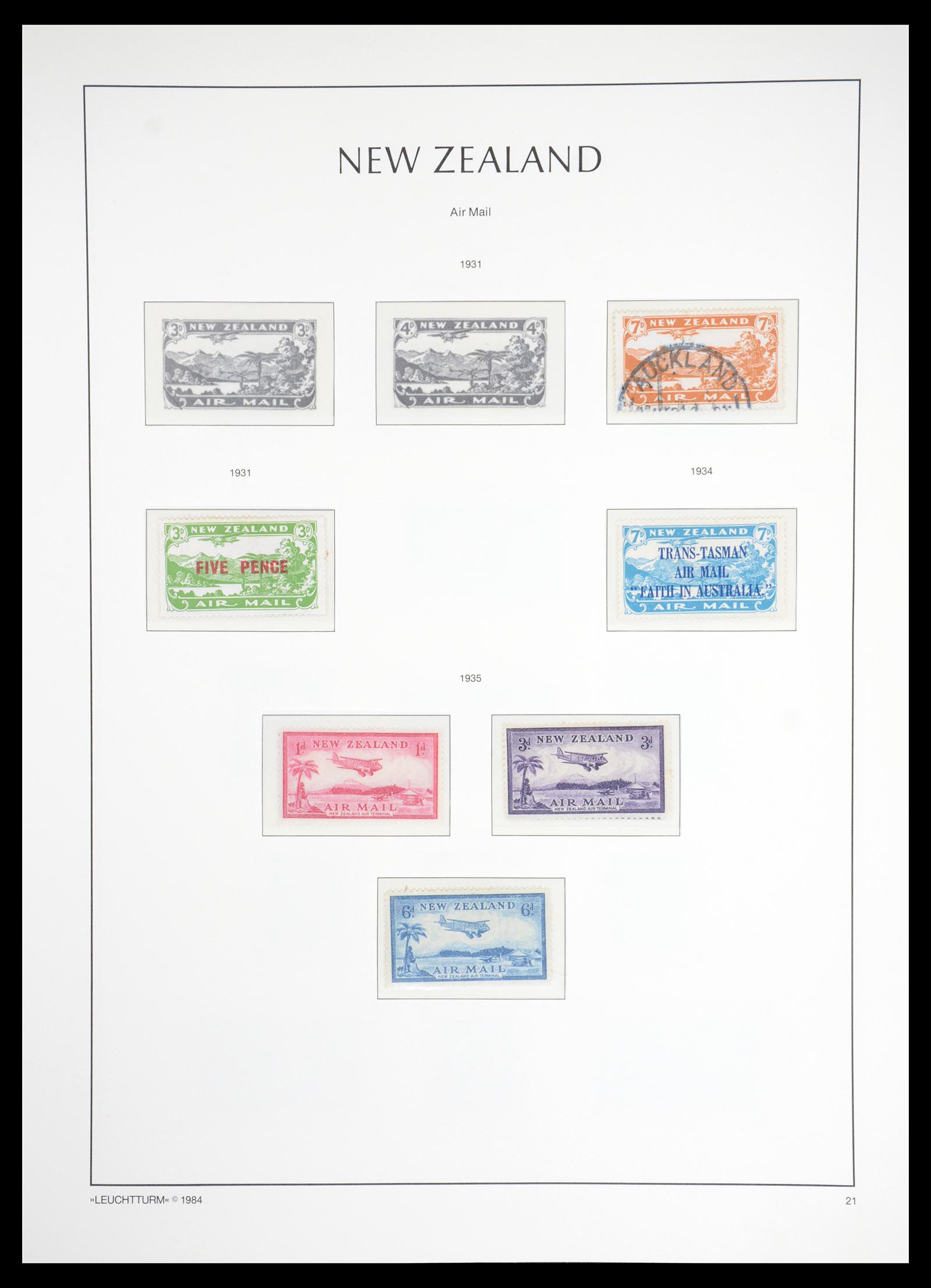 36478 021 - Stamp collection 36478 New Zealand 1855-2009.