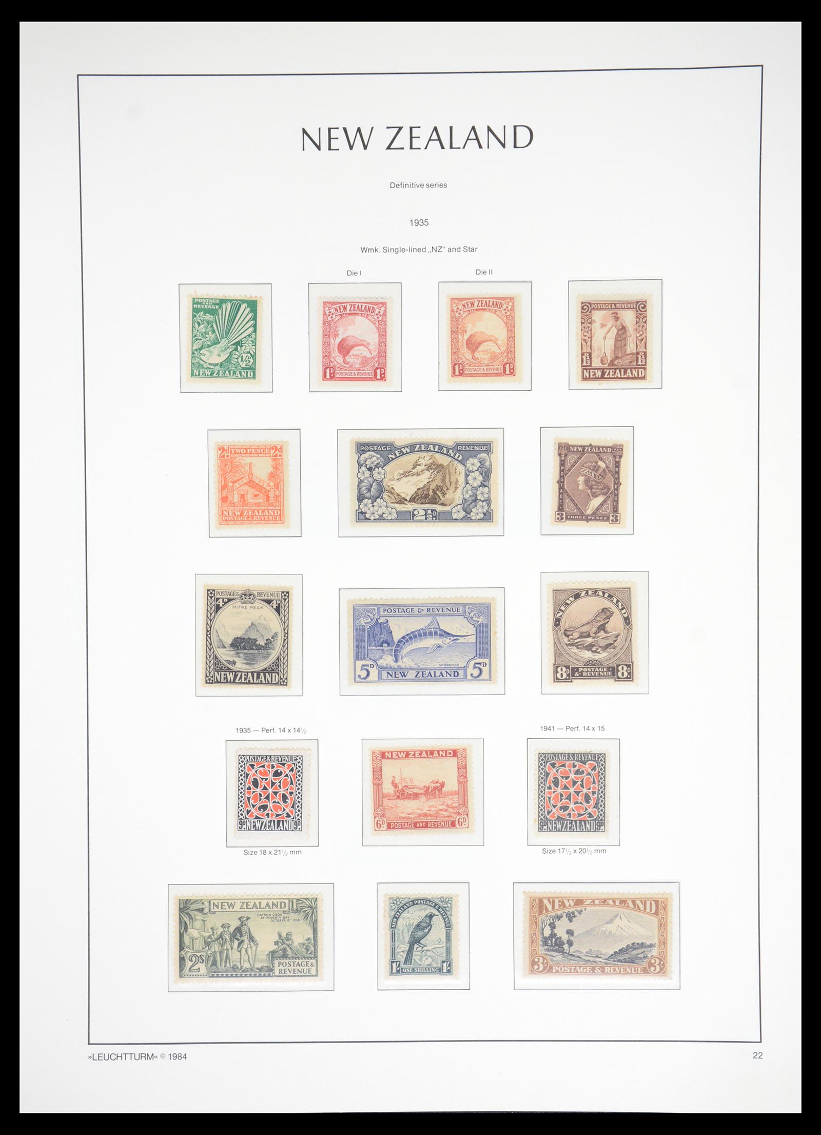 36478 022 - Stamp collection 36478 New Zealand 1855-2009.