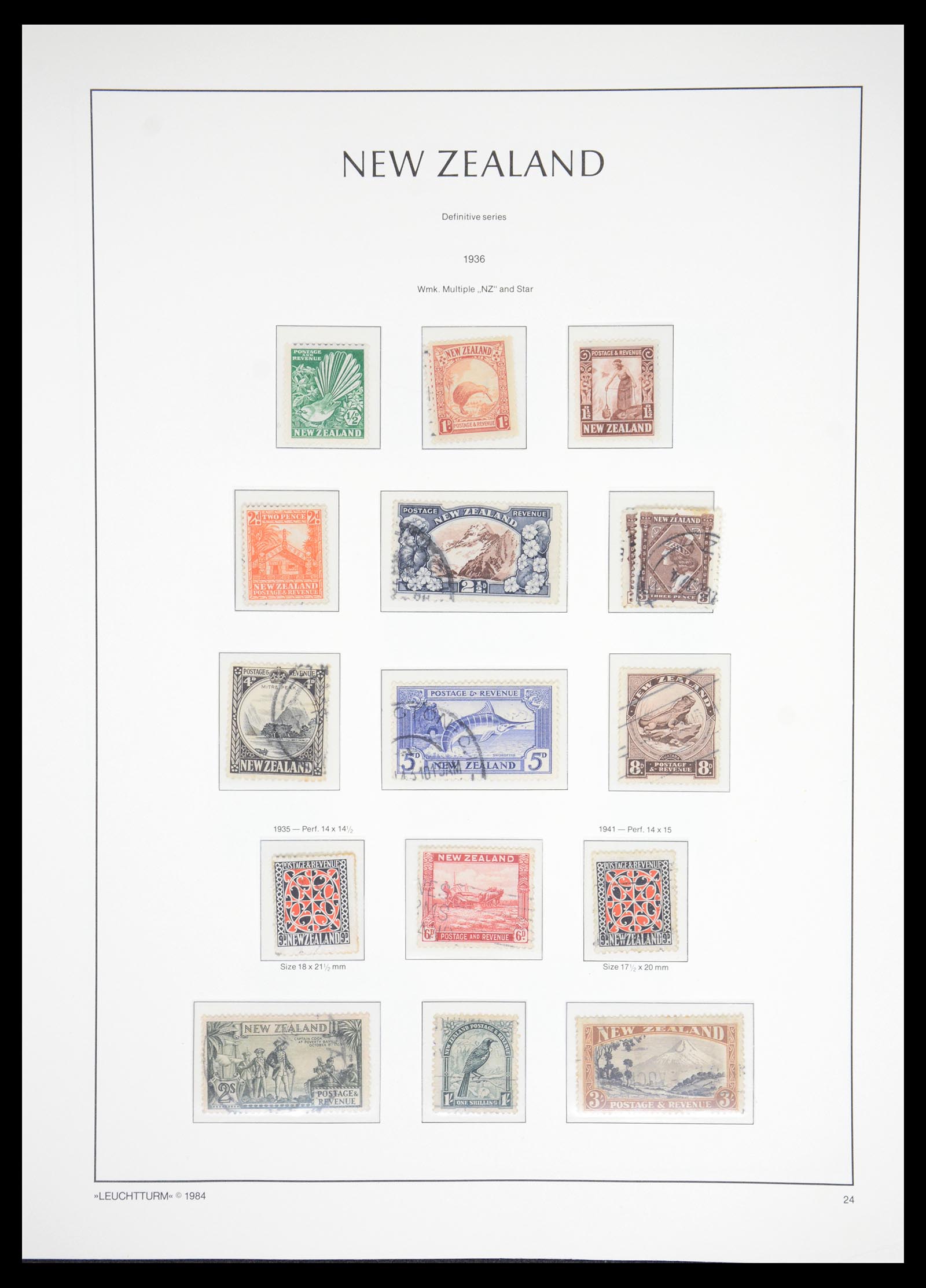 36478 024 - Stamp collection 36478 New Zealand 1855-2009.