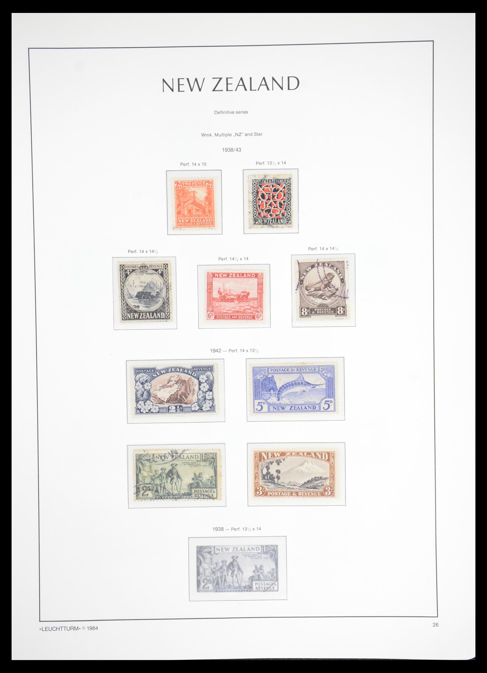 36478 026 - Postzegelverzameling 36478 Nieuw Zeeland 1855-2009.
