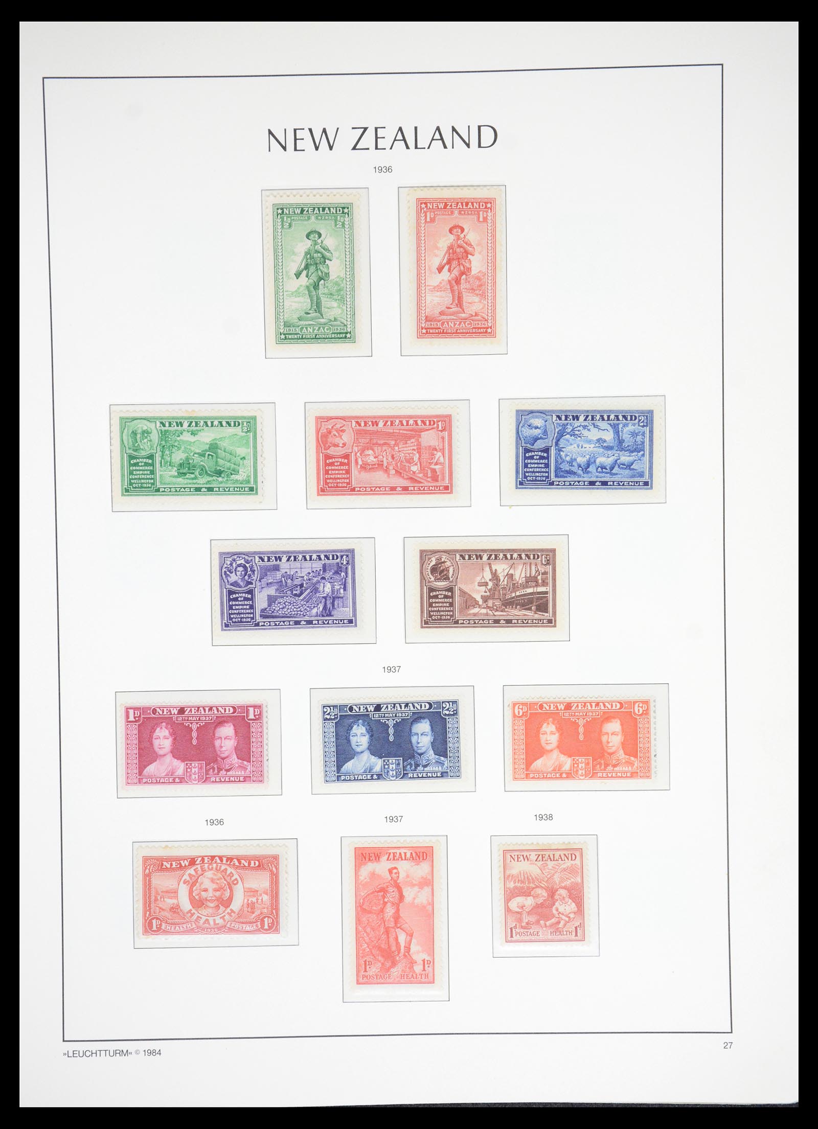36478 027 - Postzegelverzameling 36478 Nieuw Zeeland 1855-2009.