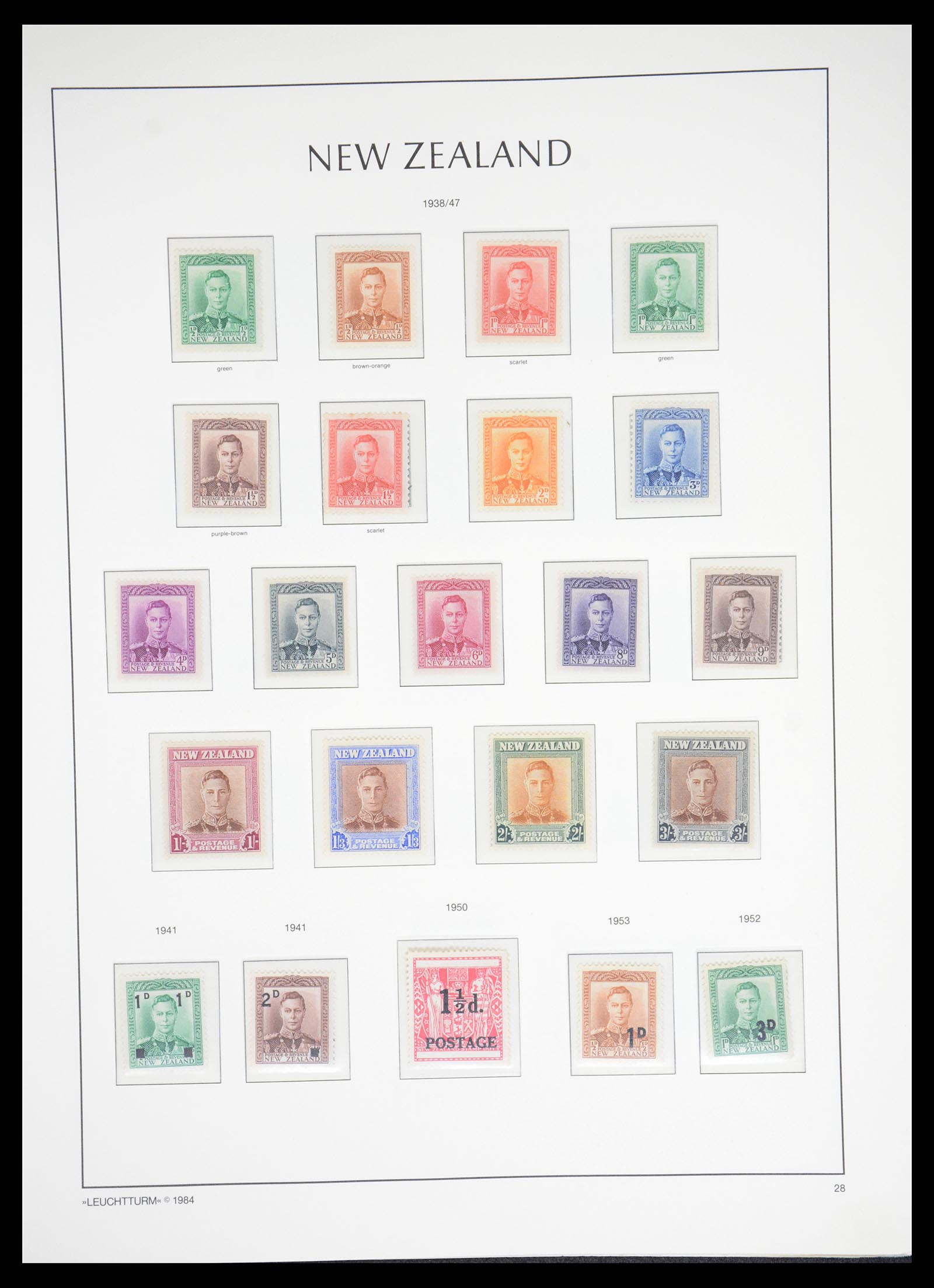 36478 028 - Postzegelverzameling 36478 Nieuw Zeeland 1855-2009.