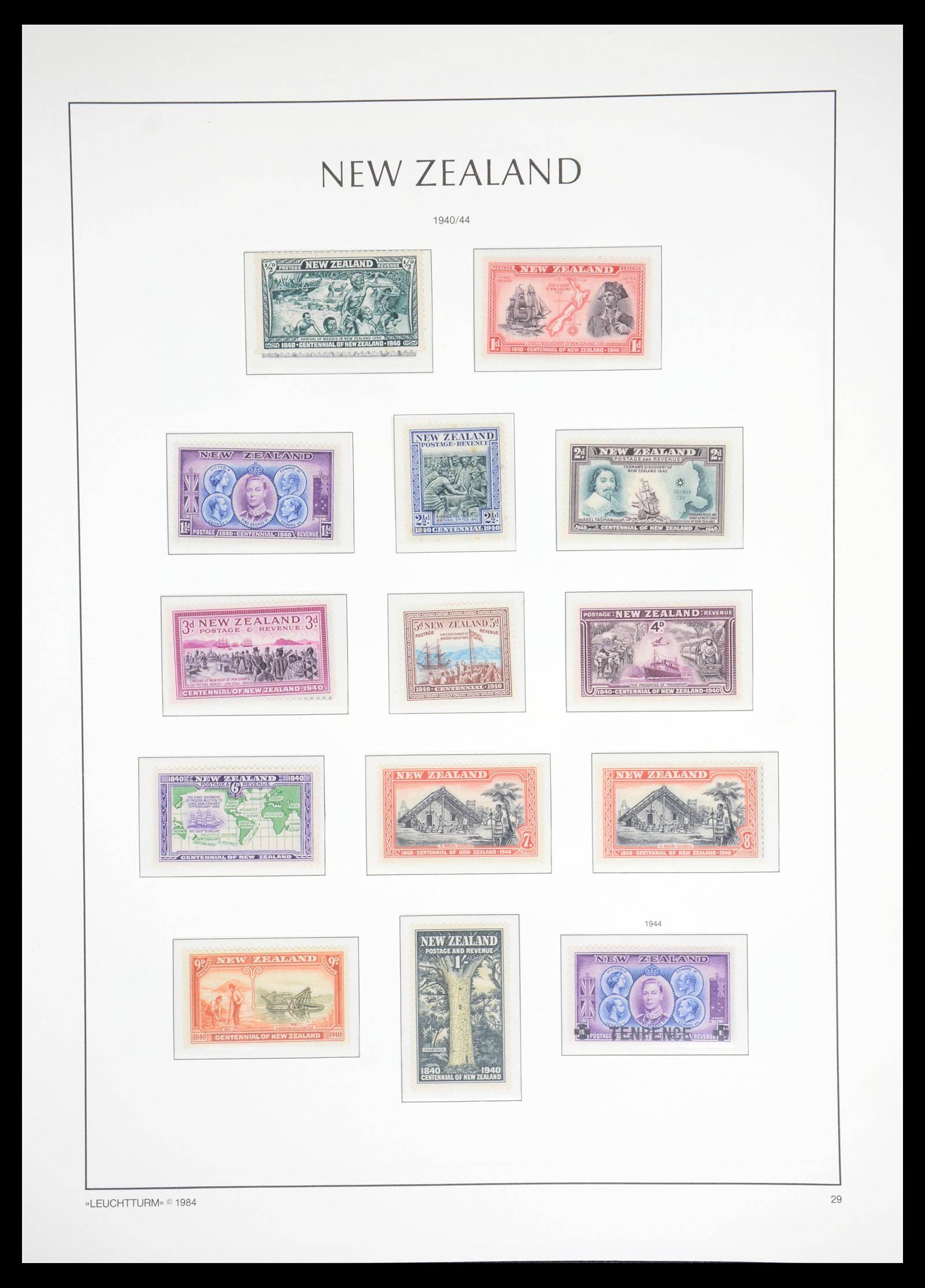 36478 029 - Postzegelverzameling 36478 Nieuw Zeeland 1855-2009.