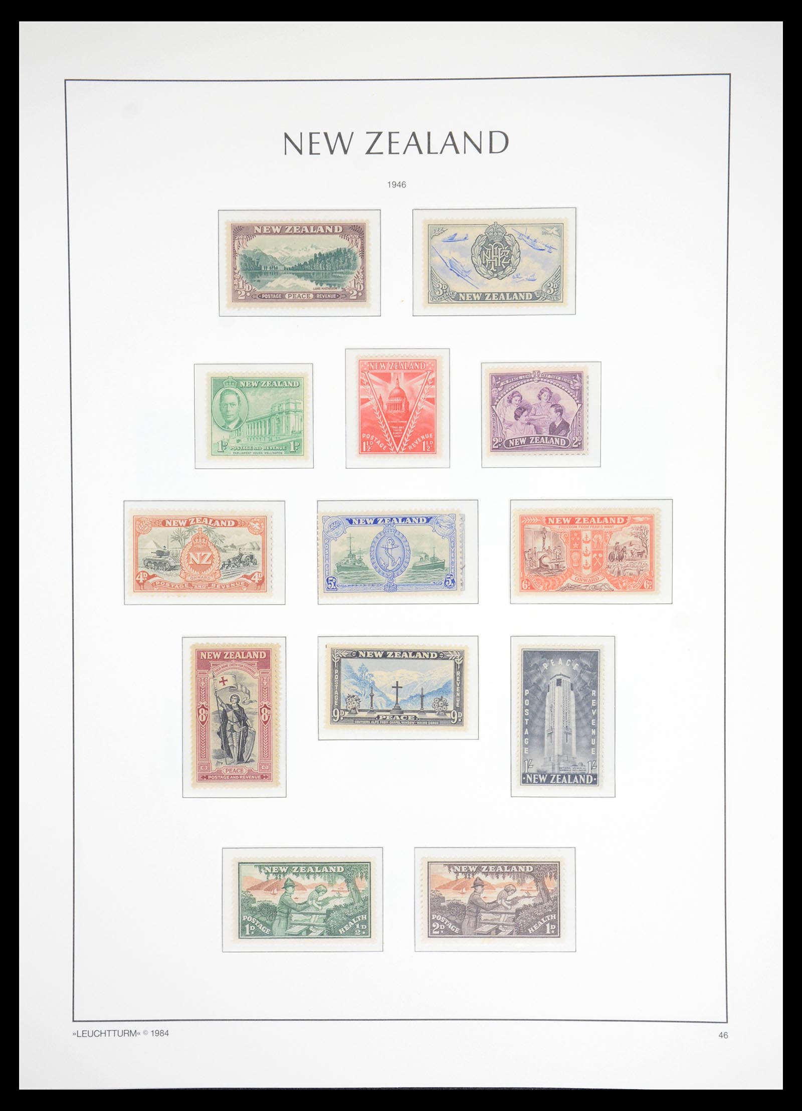 36478 031 - Postzegelverzameling 36478 Nieuw Zeeland 1855-2009.