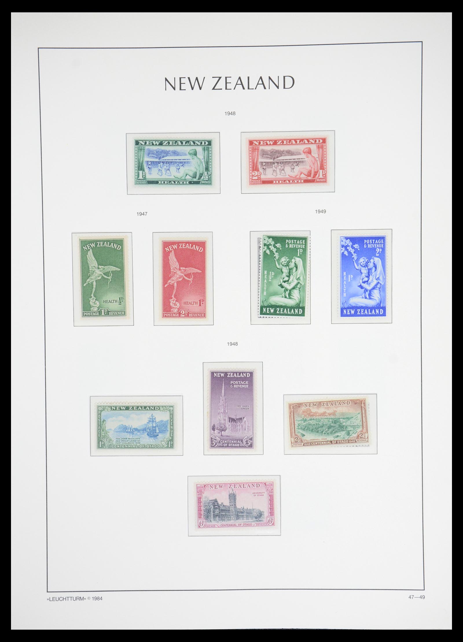 36478 032 - Stamp collection 36478 New Zealand 1855-2009.