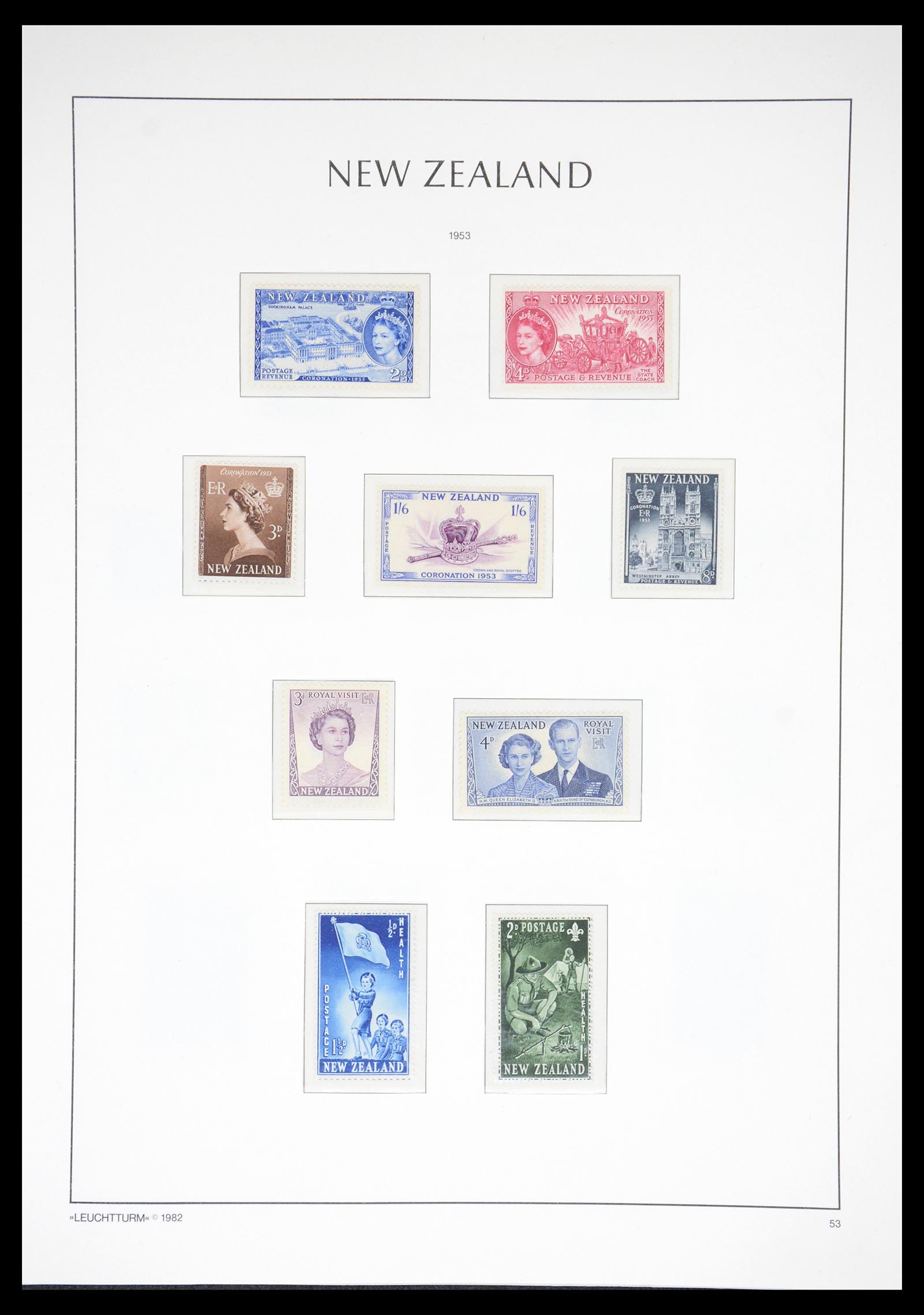 36478 034 - Postzegelverzameling 36478 Nieuw Zeeland 1855-2009.