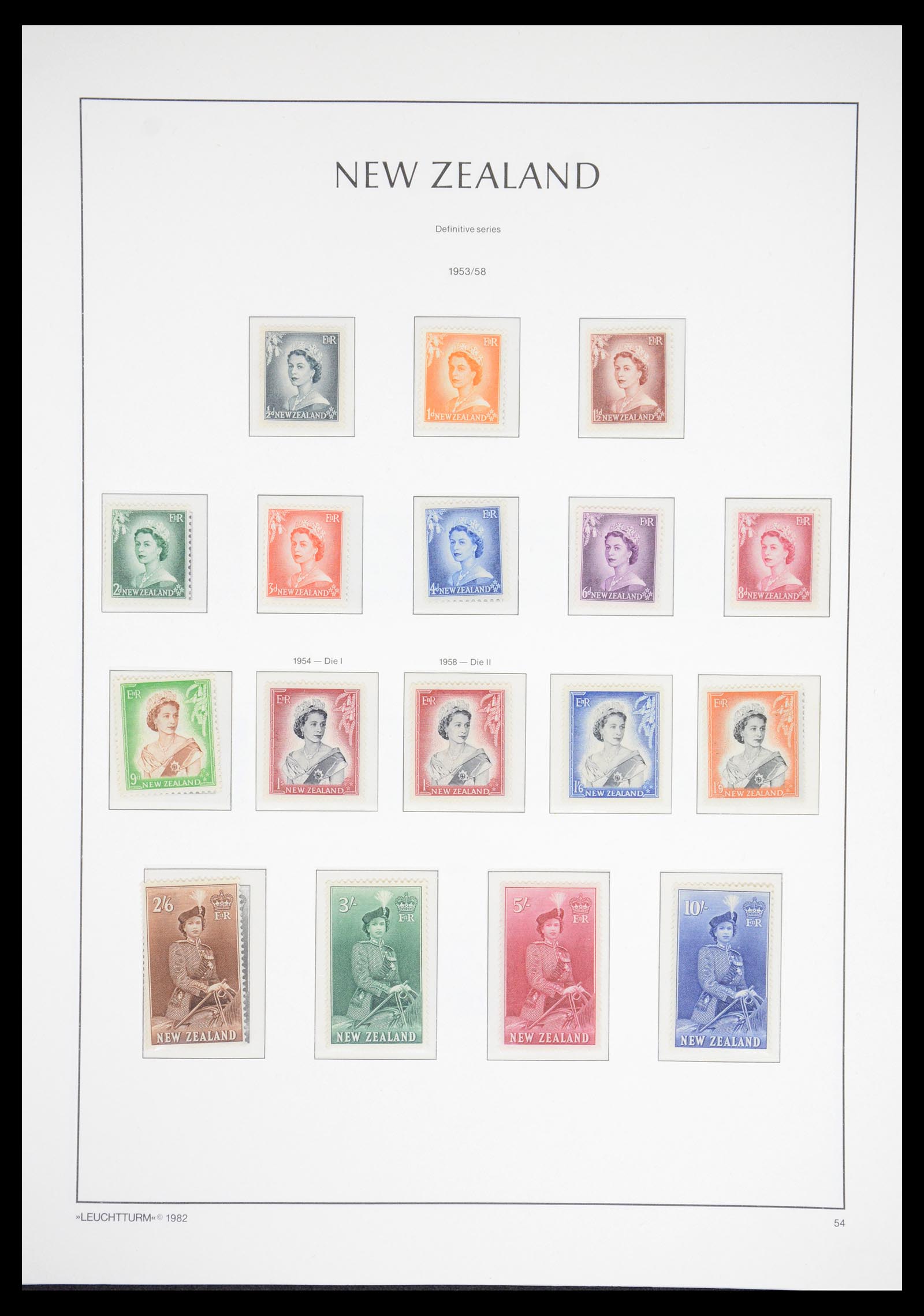 36478 035 - Stamp collection 36478 New Zealand 1855-2009.