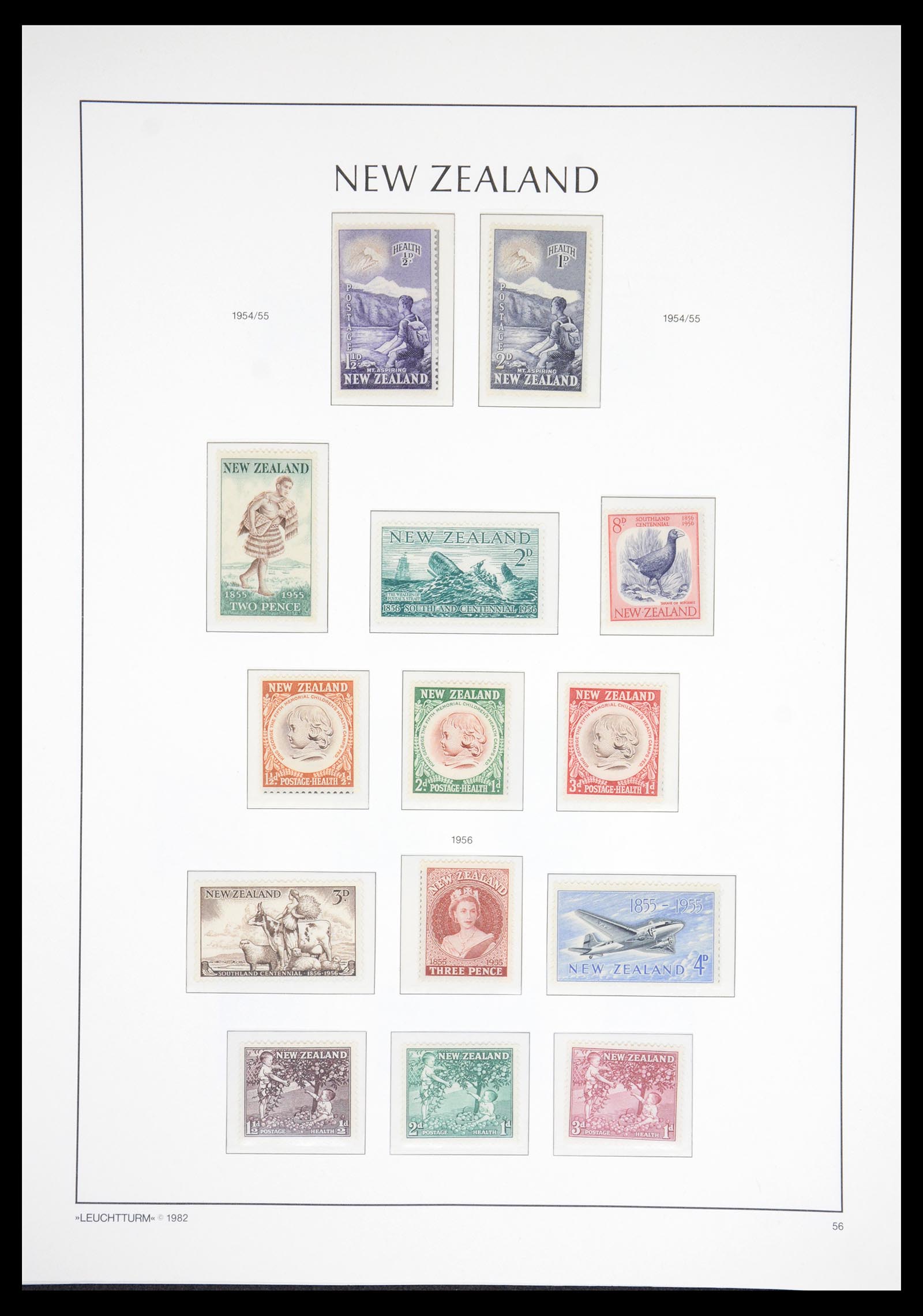 36478 037 - Stamp collection 36478 New Zealand 1855-2009.