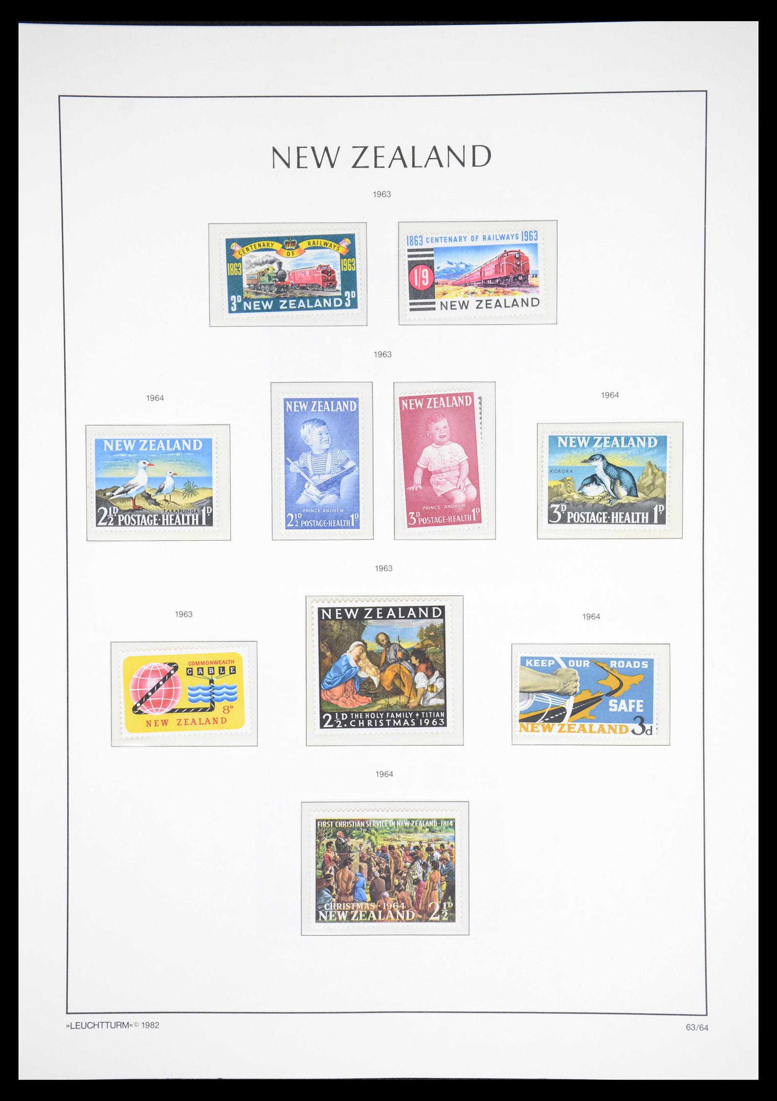 36478 050 - Postzegelverzameling 36478 Nieuw Zeeland 1855-2009.