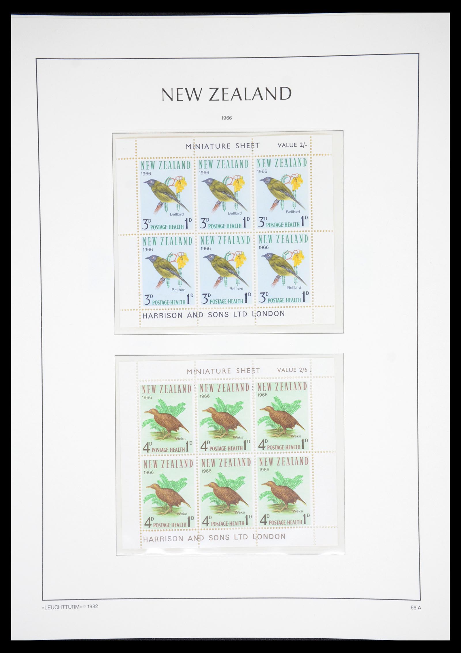 36478 056 - Postzegelverzameling 36478 Nieuw Zeeland 1855-2009.