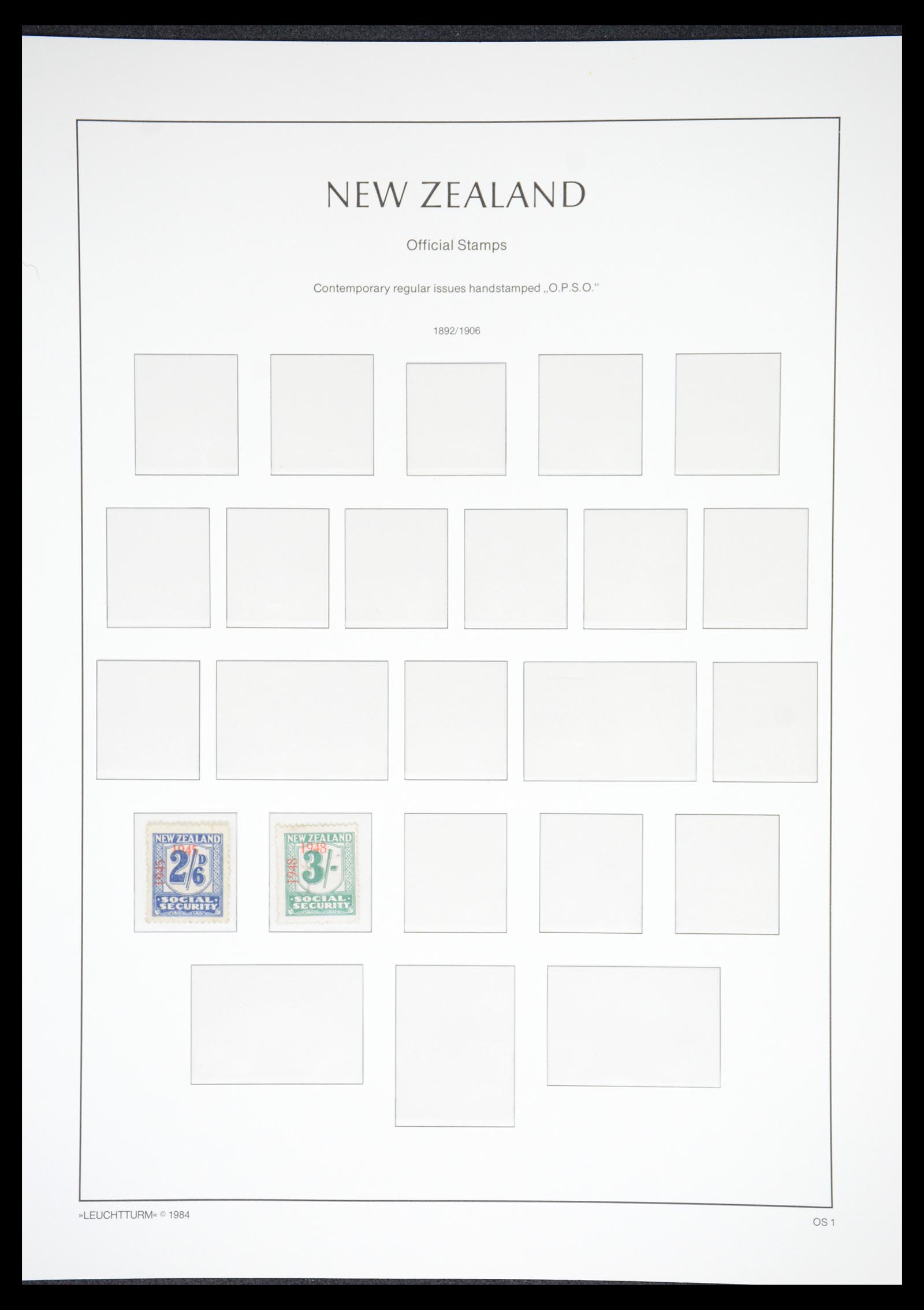 36478 062 - Postzegelverzameling 36478 Nieuw Zeeland 1855-2009.