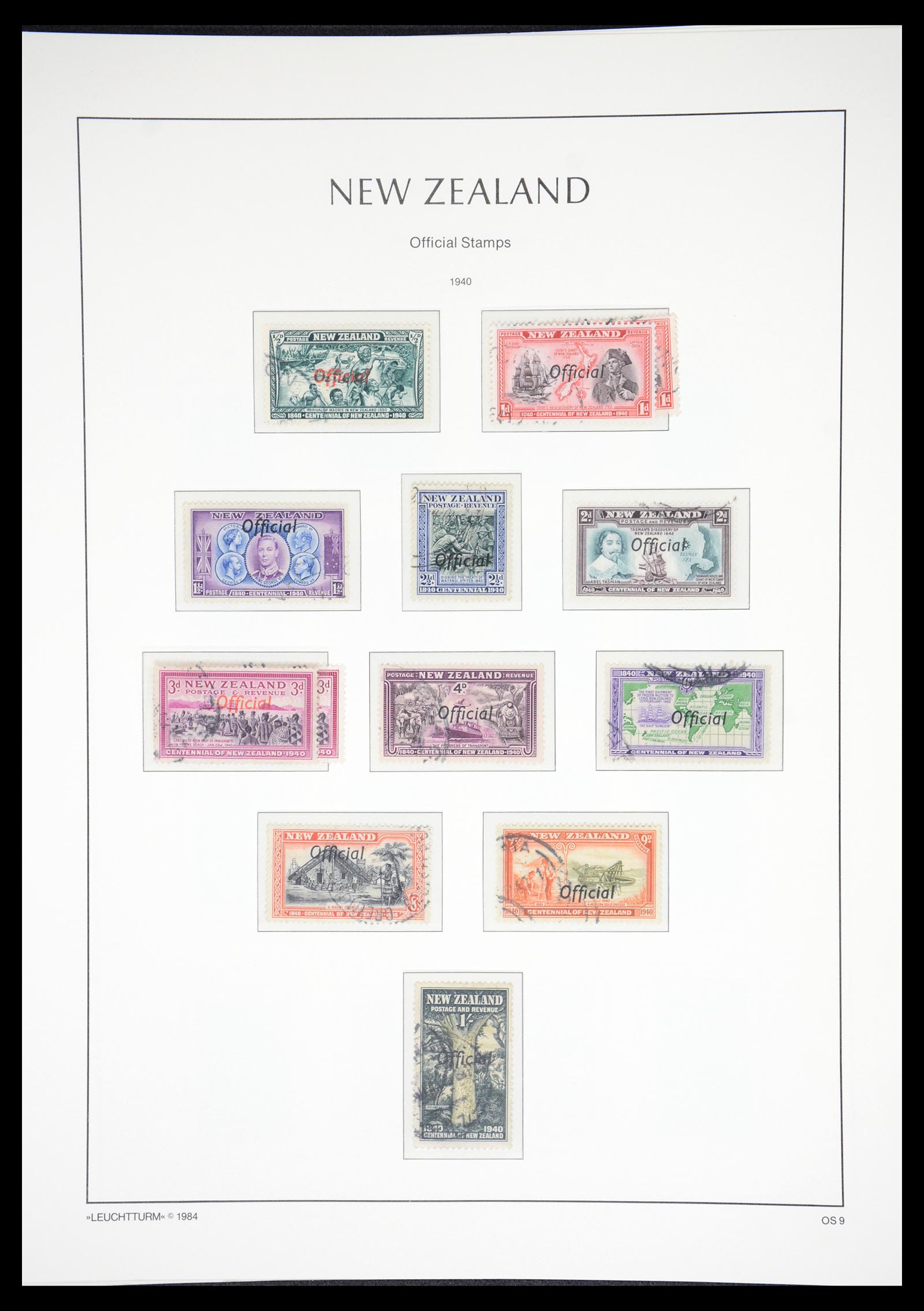 36478 070 - Postzegelverzameling 36478 Nieuw Zeeland 1855-2009.