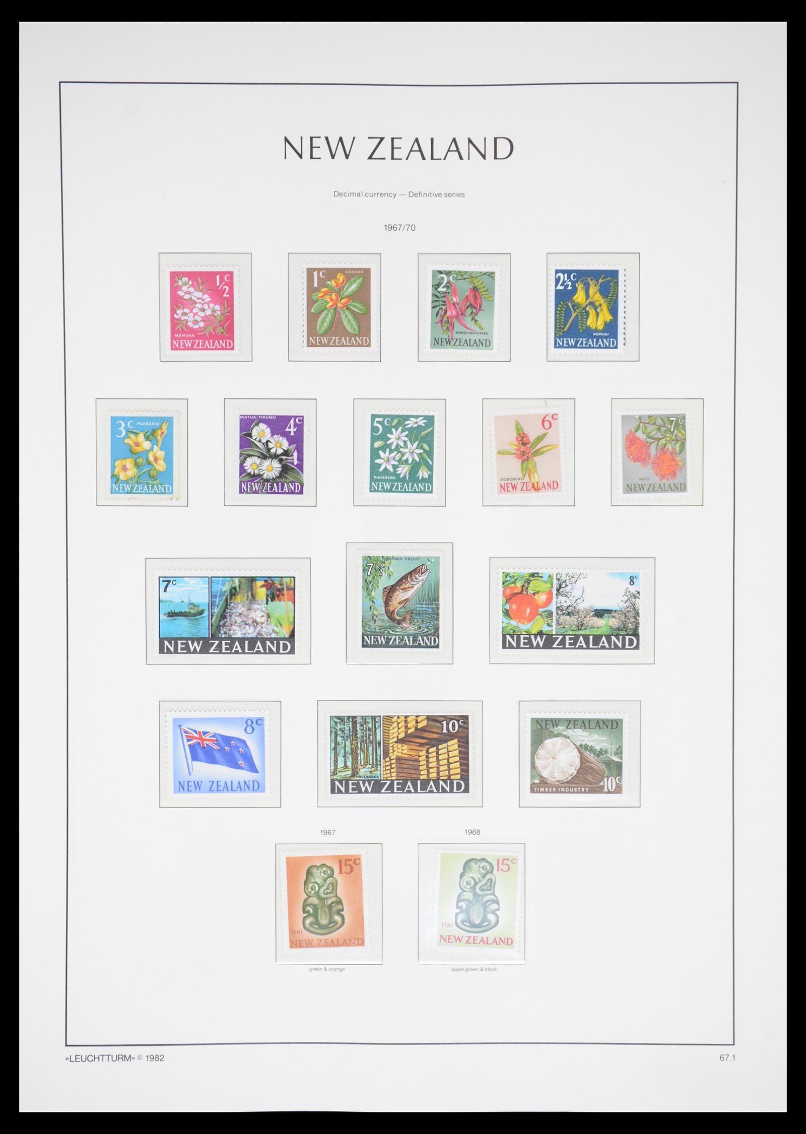 36478 074 - Postzegelverzameling 36478 Nieuw Zeeland 1855-2009.