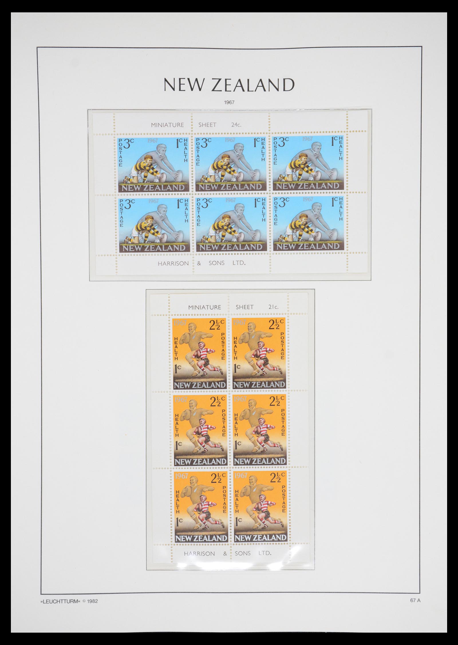 36478 077 - Stamp collection 36478 New Zealand 1855-2009.