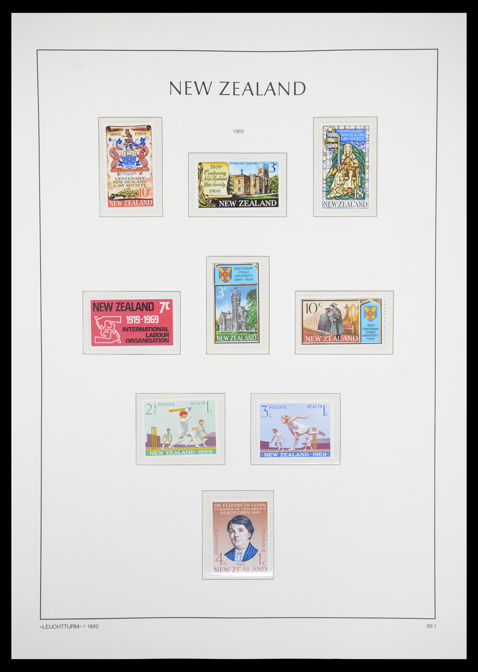 36478 079 - Postzegelverzameling 36478 Nieuw Zeeland 1855-2009.