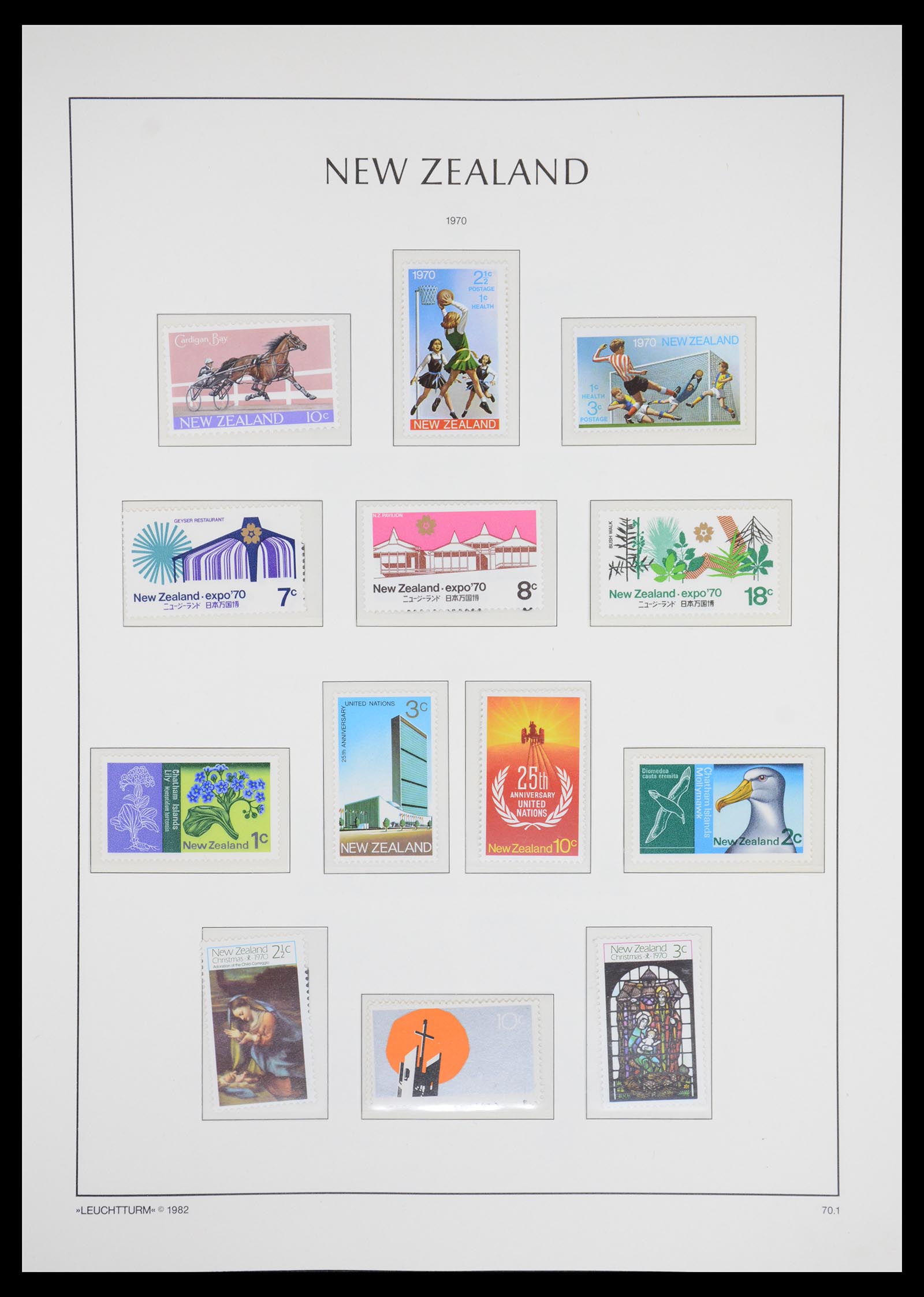 36478 083 - Stamp collection 36478 New Zealand 1855-2009.