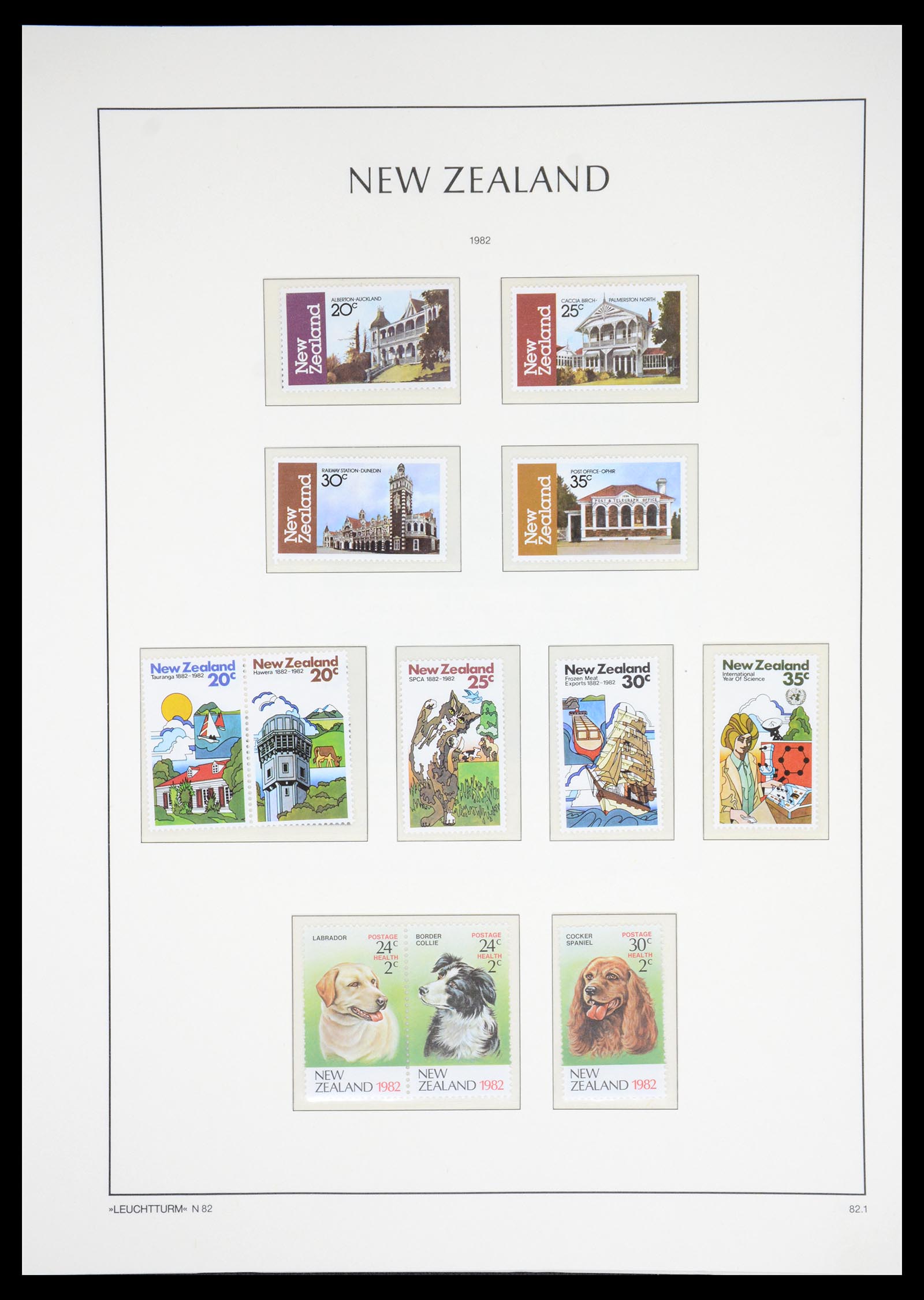 36478 126 - Postzegelverzameling 36478 Nieuw Zeeland 1855-2009.