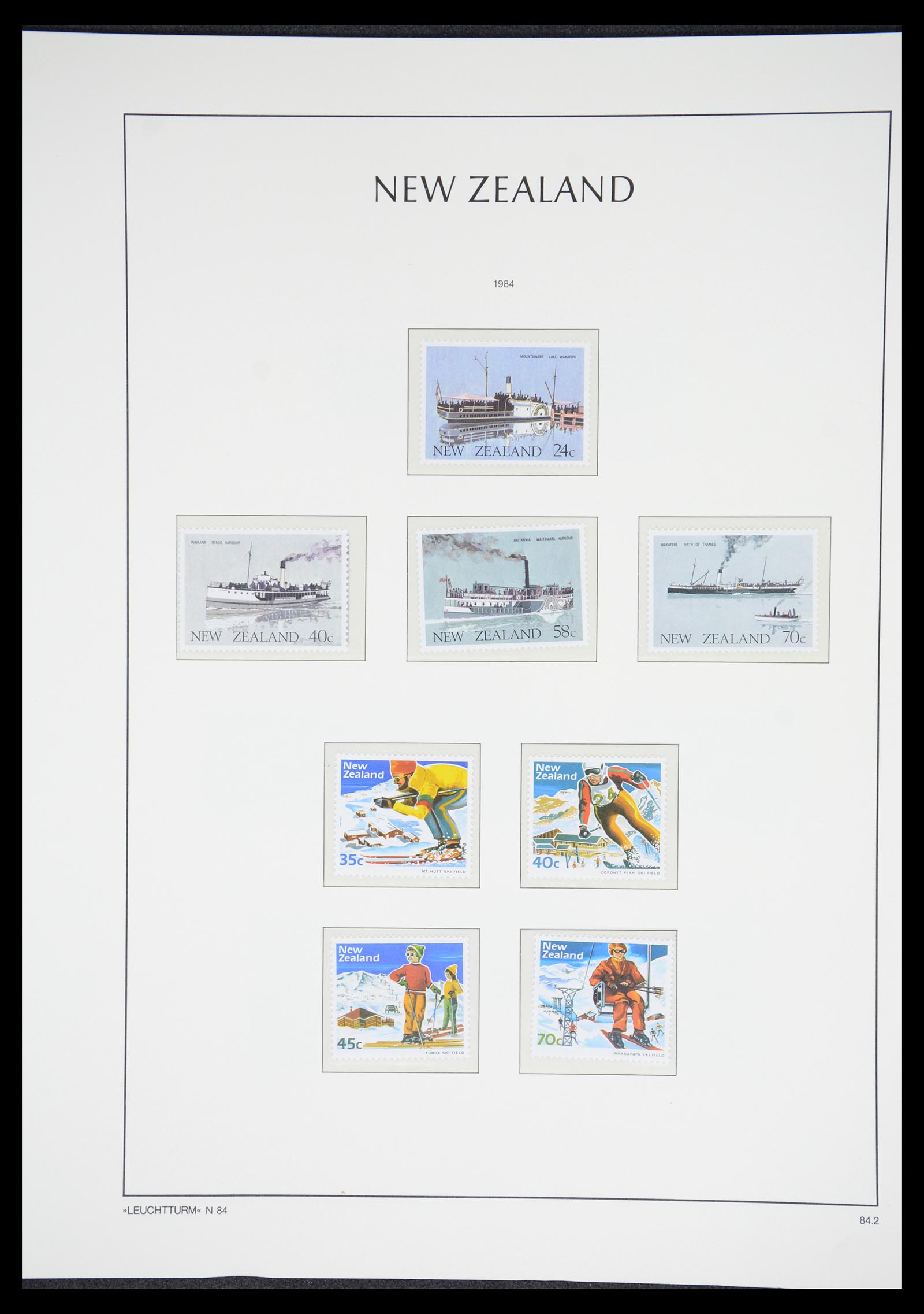 36478 134 - Postzegelverzameling 36478 Nieuw Zeeland 1855-2009.