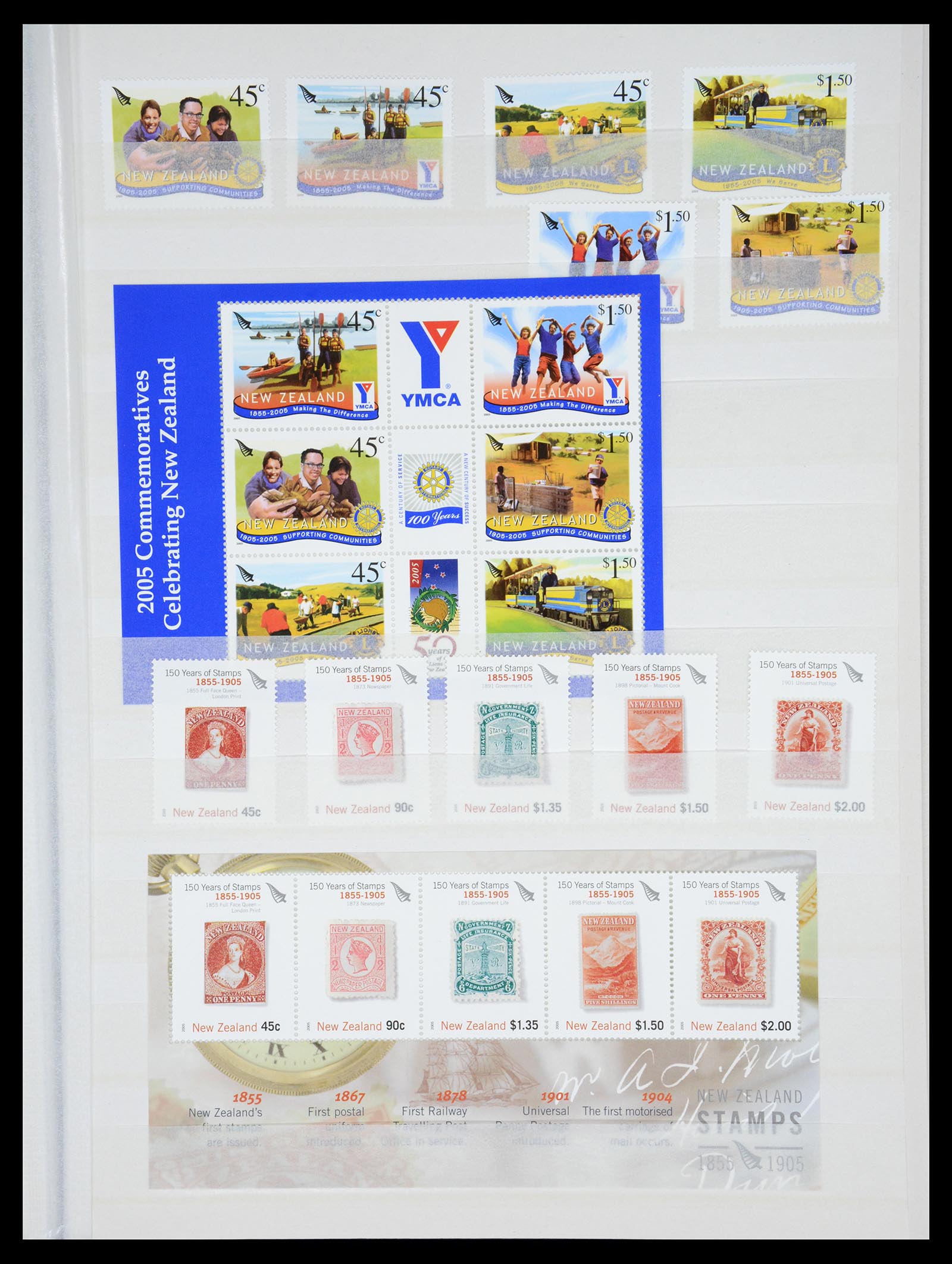 36478 293 - Postzegelverzameling 36478 Nieuw Zeeland 1855-2009.