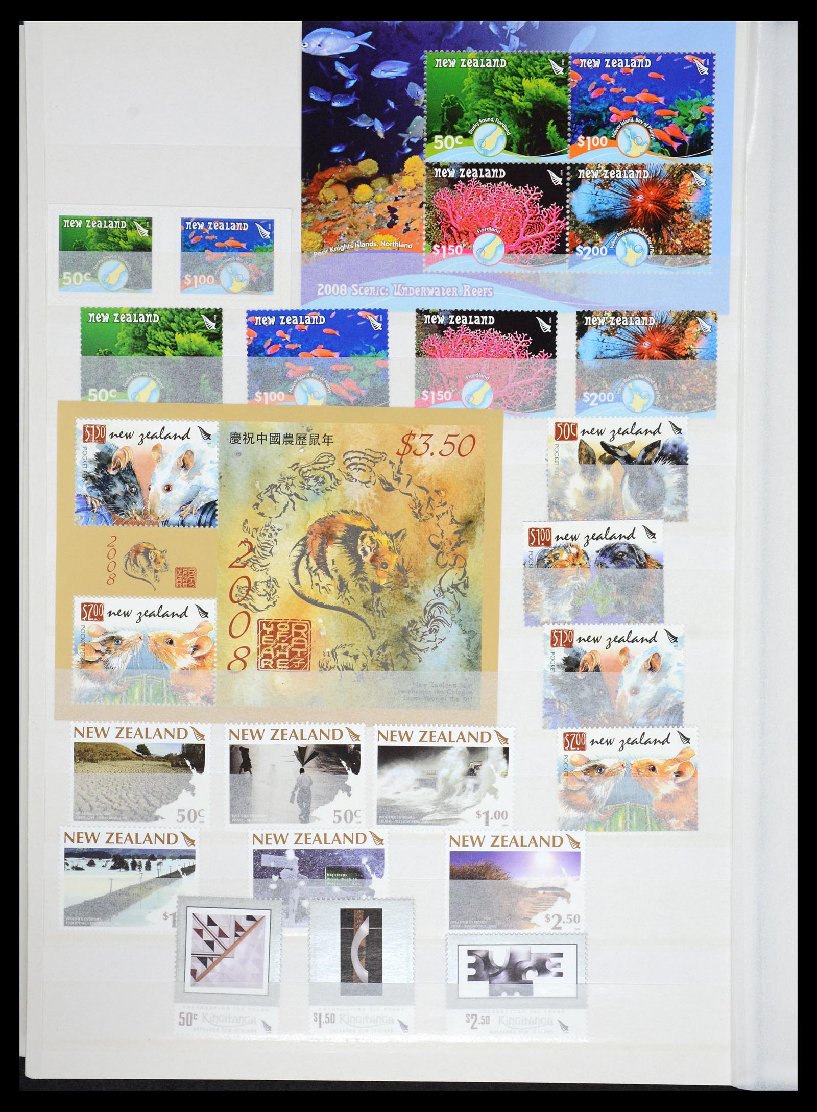 36478 308 - Postzegelverzameling 36478 Nieuw Zeeland 1855-2009.