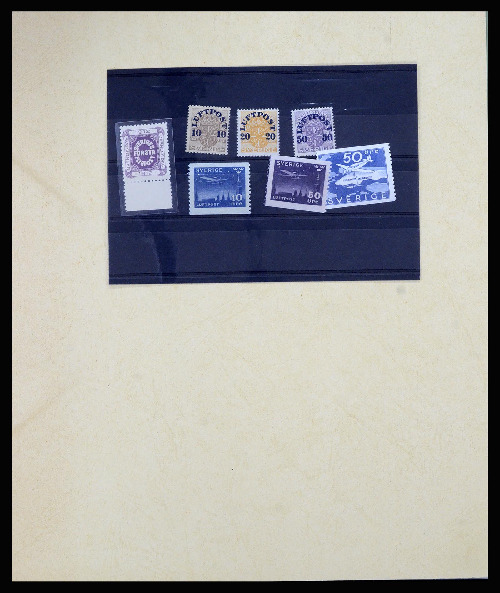 36482 001 - Postzegelverzameling 36482 Zweden 1855-1975.