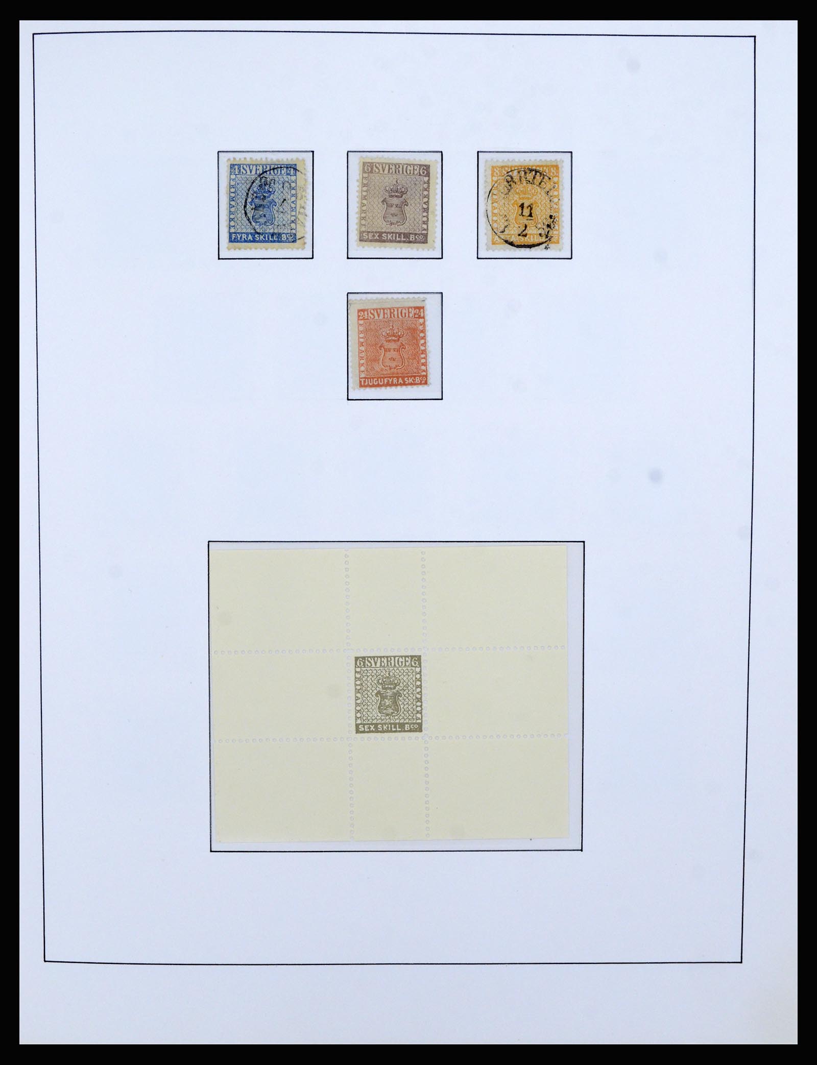 36482 002 - Postzegelverzameling 36482 Zweden 1855-1975.