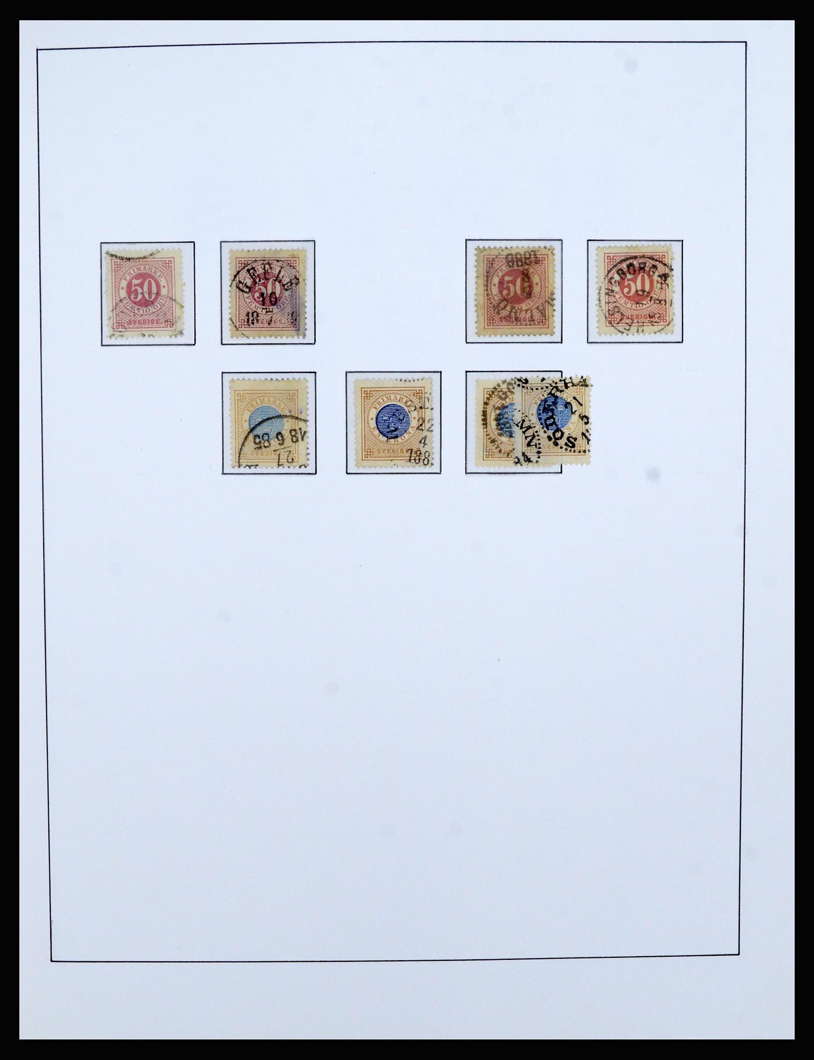 36482 011 - Postzegelverzameling 36482 Zweden 1855-1975.