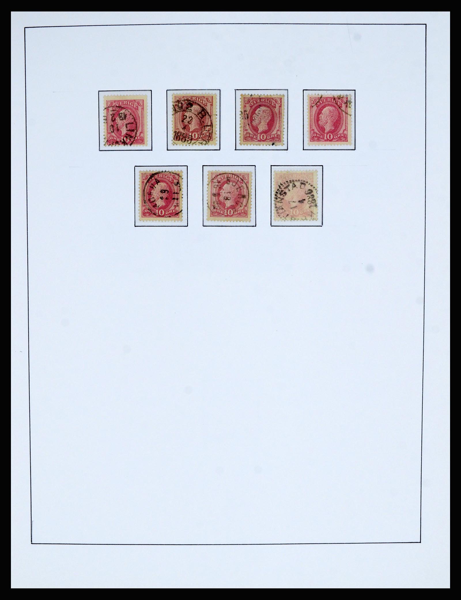 36482 012 - Postzegelverzameling 36482 Zweden 1855-1975.