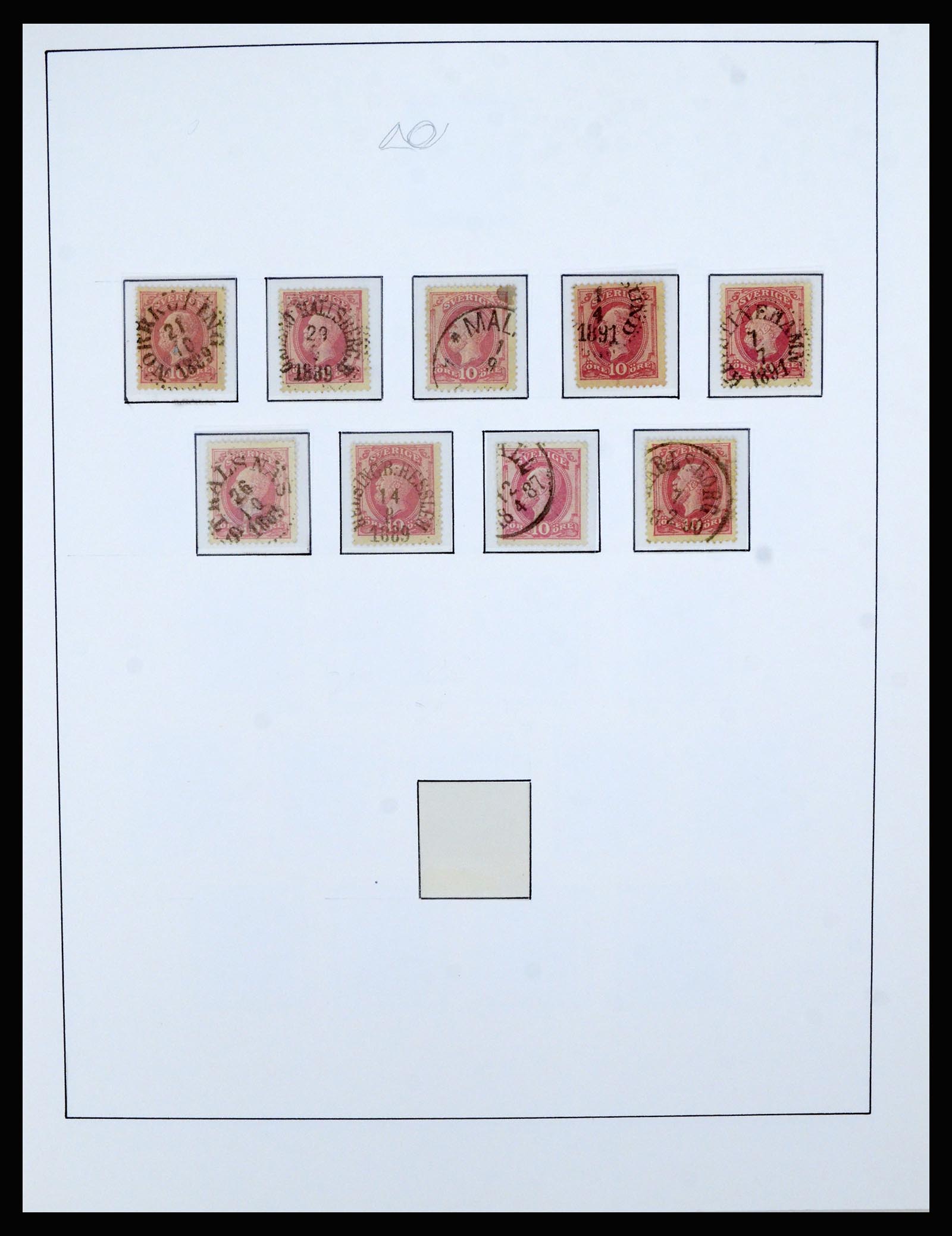 36482 013 - Postzegelverzameling 36482 Zweden 1855-1975.